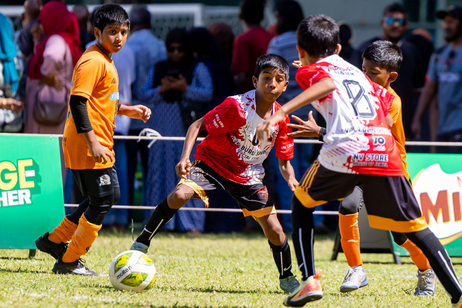 Day 2 of MILO Academy Championship 2025 (U-12) was held at Henveiru Stadium in Male', Maldives on Friday, 2nd May 2025. Photos: Nausham Waheed  / images.mv