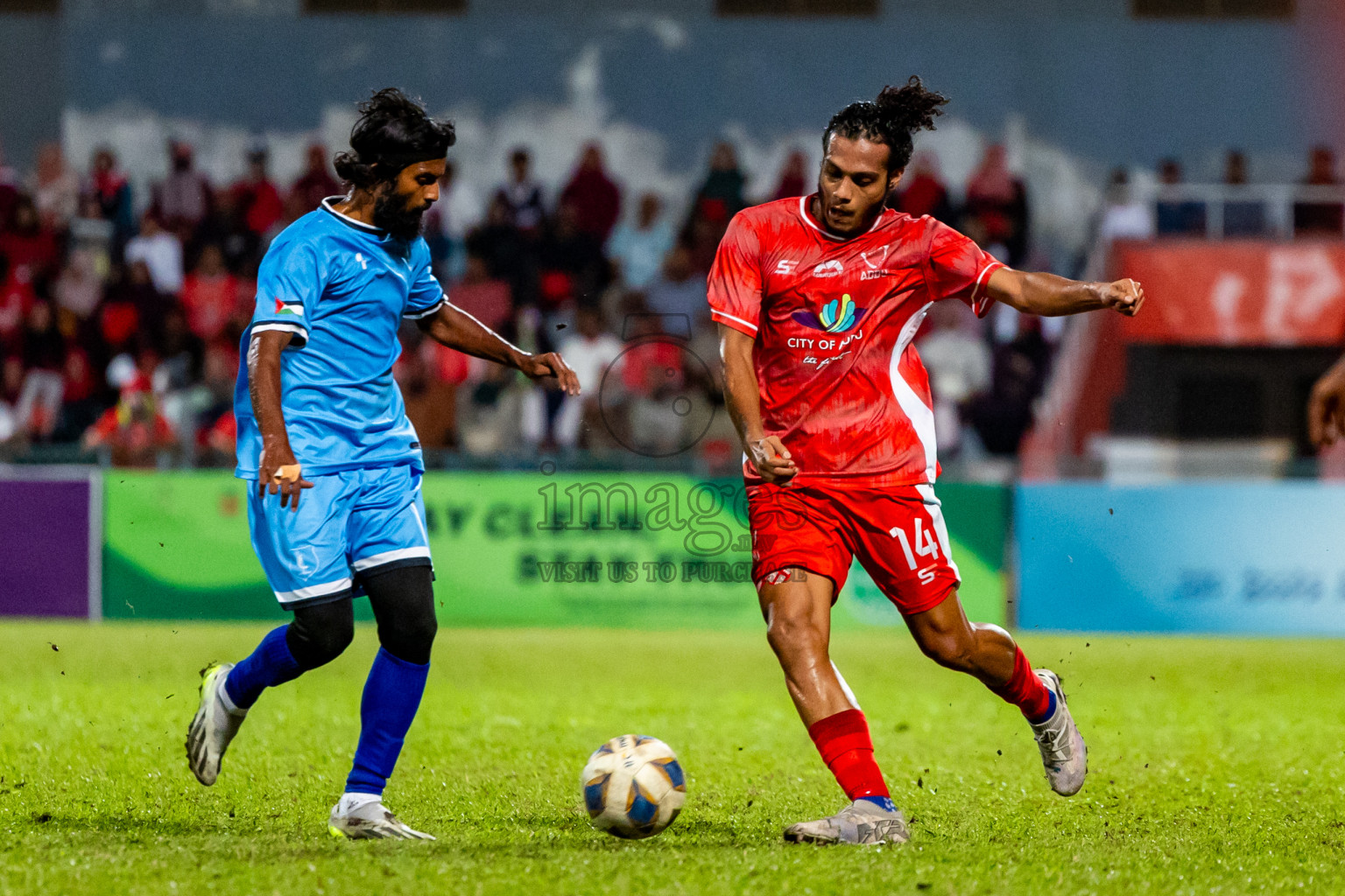 Addu City vs R Alifushi in Semi Finals of Gold Cup 2024 held at National Football Stadium on Saturday, 21st December 2024. Photos: Nausham Waheed / Images.mv