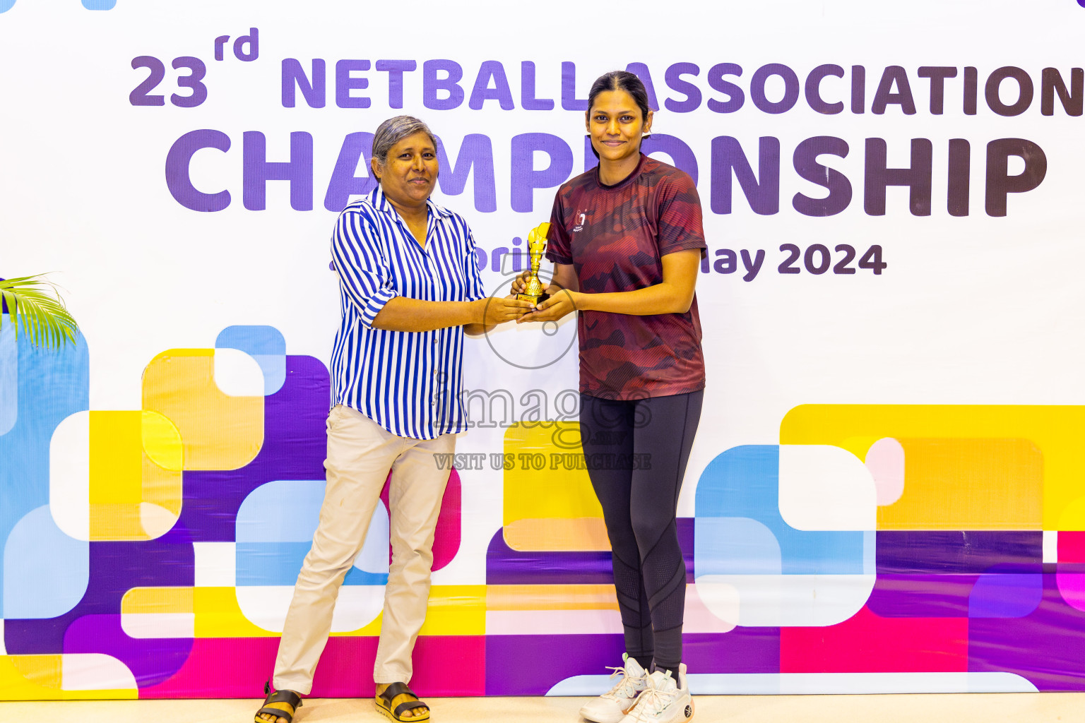 Final of 23rd Netball Association Championship was held in Social Canter at Male', Maldives on Sunday, 5th May 2024. Photos: Nausham Waheed / images.mv