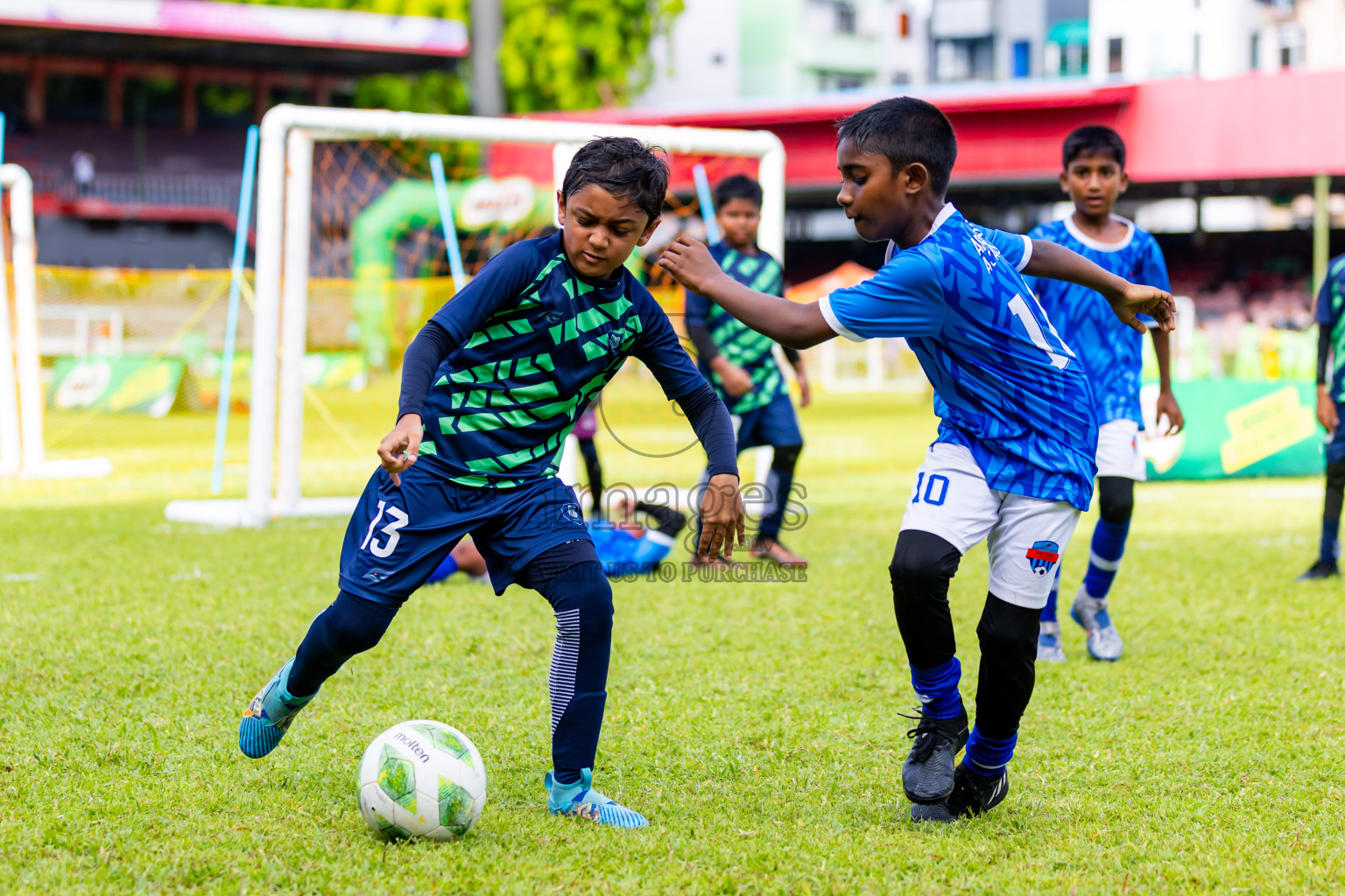 Day 2 of Under 10 MILO Academy Championship 2024 was held at National Stadium in Male', Maldives on Saturday, 27th April 2024. Photos: Nausham Waheed / images.mv