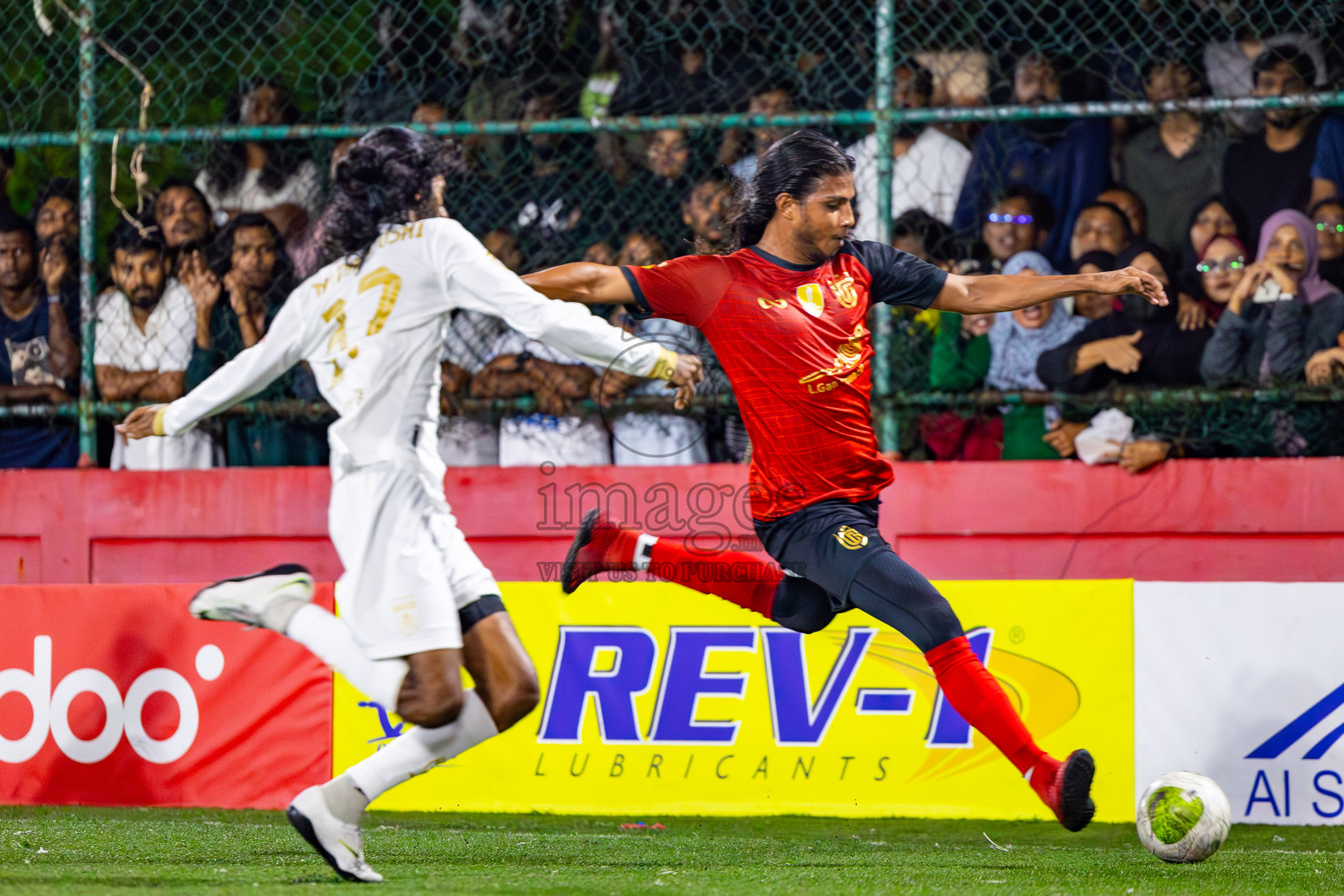 Th Thimarafushi vs L Gan on Day 37 of Golden Futsal Challenge 2024 was held on Thursday, 22nd February 2024, in Hulhumale', Maldives
Photos: Mohamed Mahfooz Moosa/ images.mv