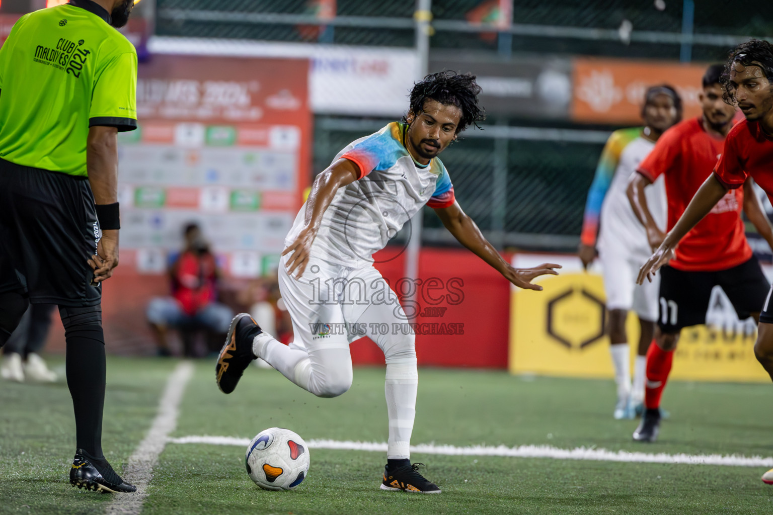 United BML vs ADK Synergy in Club Maldives Cup 2024 held in Rehendi Futsal Ground, Hulhumale', Maldives on Thursday, 3rd October 2024.
Photos: Ismail Thoriq / images.mv