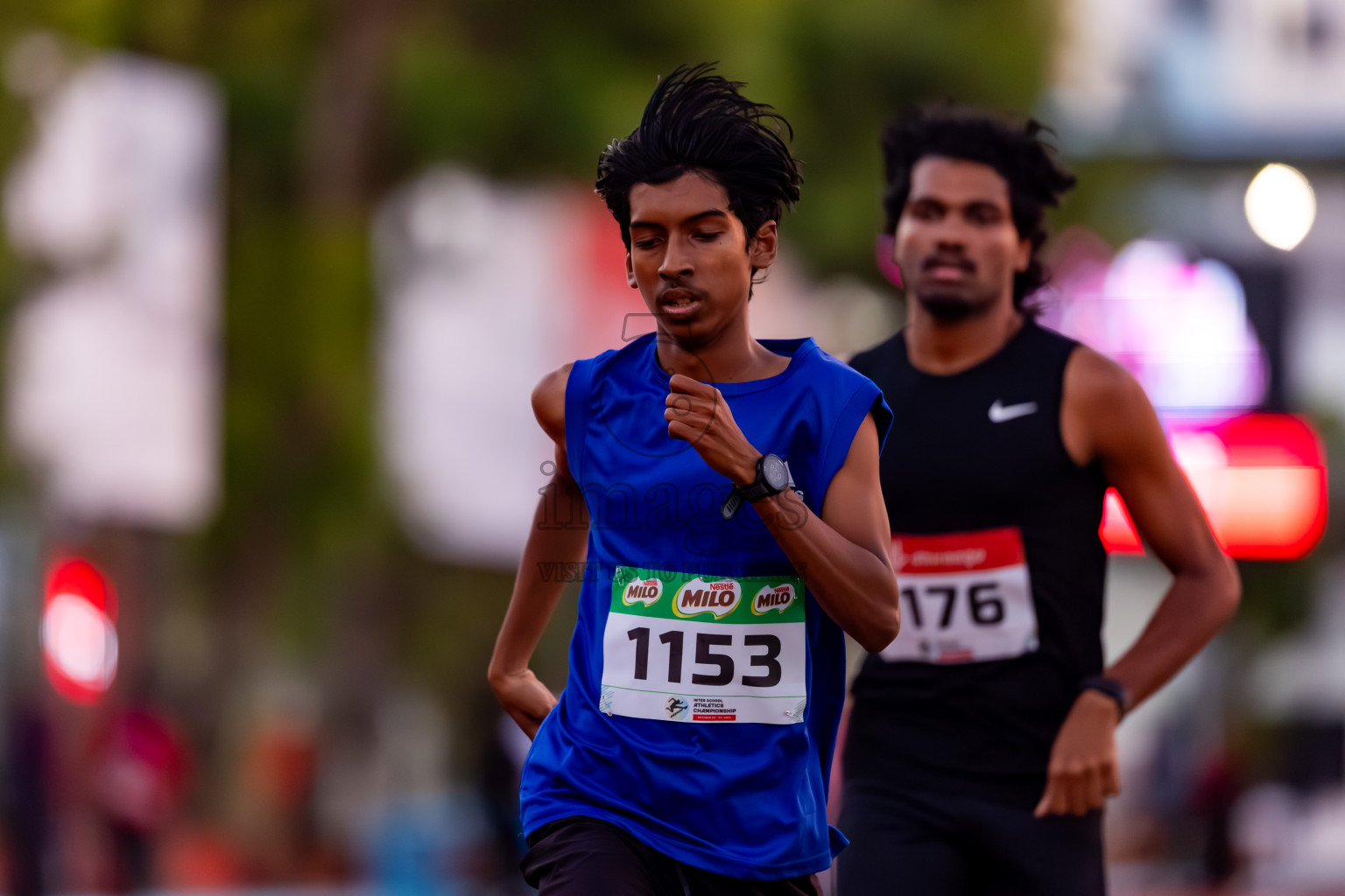 Day 4 of Inter-school Athletics Championship 2025 held in Ekuveni Synthetic Track, Male', Maldives on Thursday, 09th October 2025. Photos by: Nausham Waheed / Images.mv