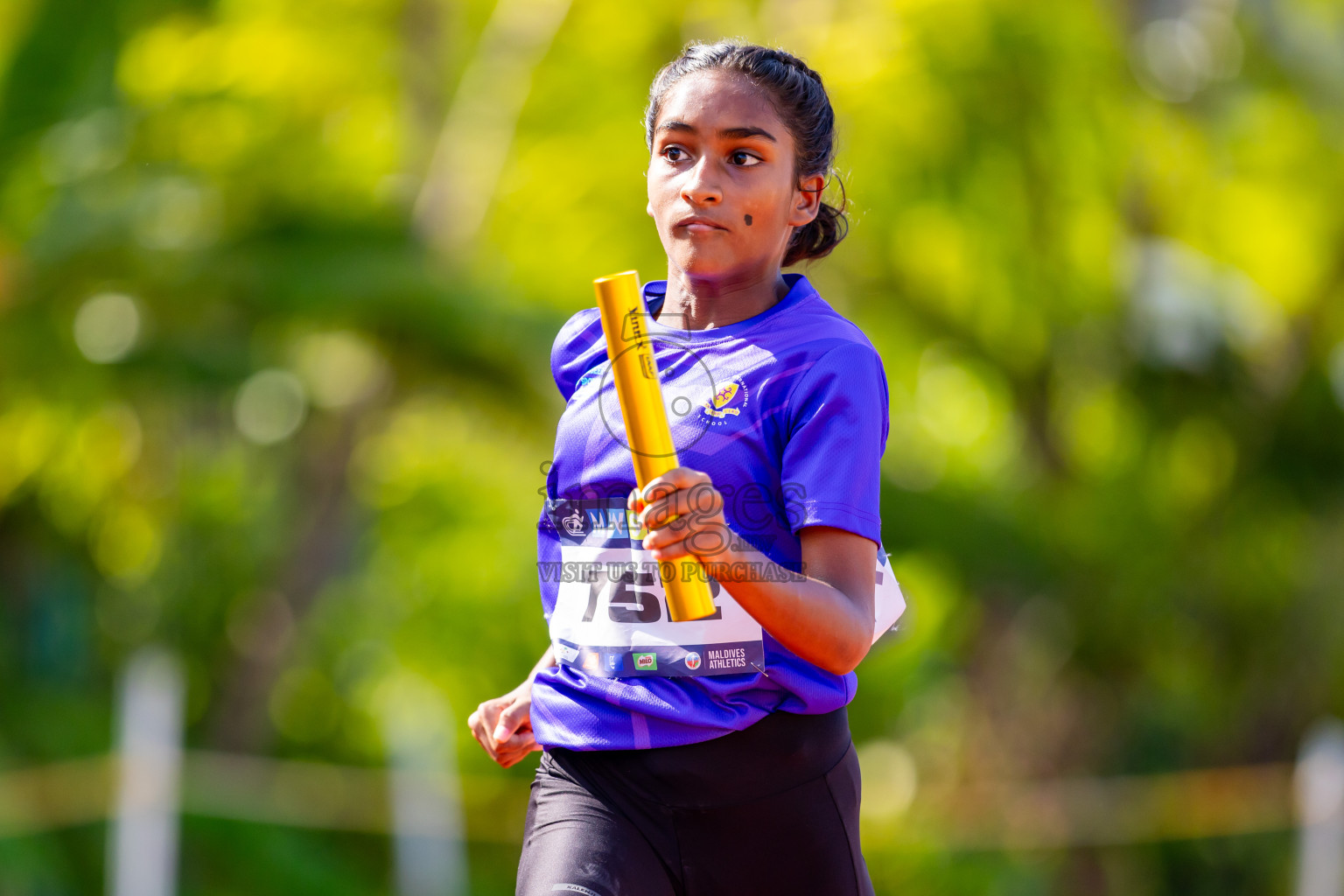 Day 6 of MWSC Interschool Athletics Championships 2024 held in Hulhumale Running Track, Hulhumale, Maldives on Thursday, 14th November 2024. Photos by: Nausham Waheed / Images.mv