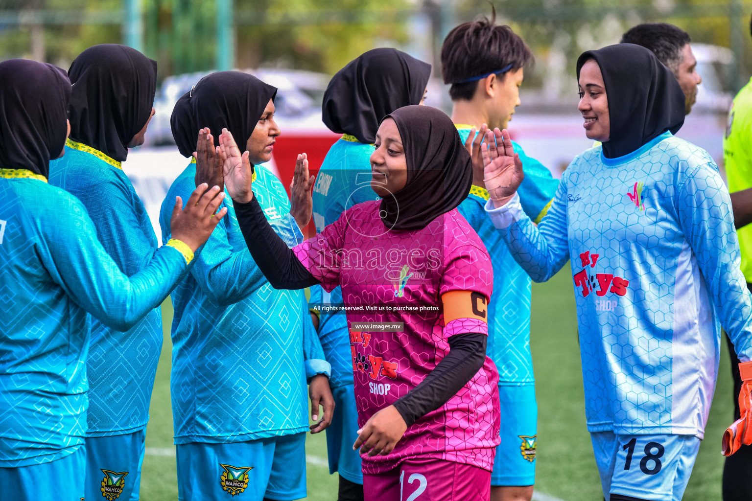 WAMCO vs Club MYS in Eighteen Thirty Women's Futsal Fiesta 2022 was held in Hulhumale', Maldives on Wednesday, 12th October 2022. Photos: Nausham Waheed / images.mv