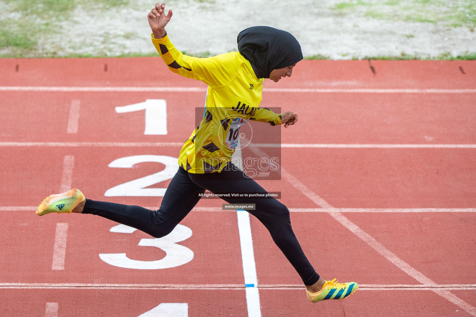 Day three of Inter School Athletics Championship 2023 was held at Hulhumale' Running Track at Hulhumale', Maldives on Tuesday, 16th May 2023. Photos: Nausham Waheed / images.mv