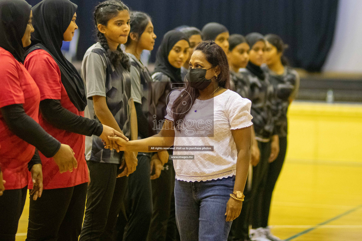 Milo National Netball Tournament 1st December 2021 at Social Center Indoor Court, Male, Maldives. Photos: Maanish/ Images Mv