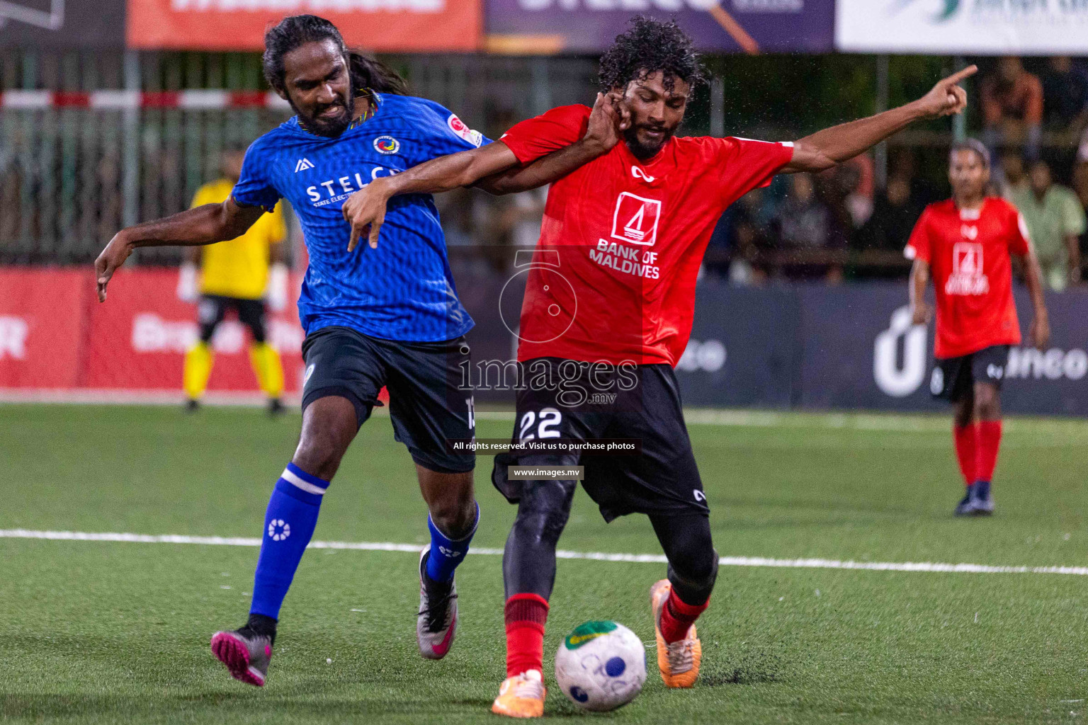 STELCO vs United BML in Quarter Final of Club Maldives Cup 2023 held in Hulhumale, Maldives, on Saturday, 12th August 2023Photos: Ismail Thoriq / images.mv