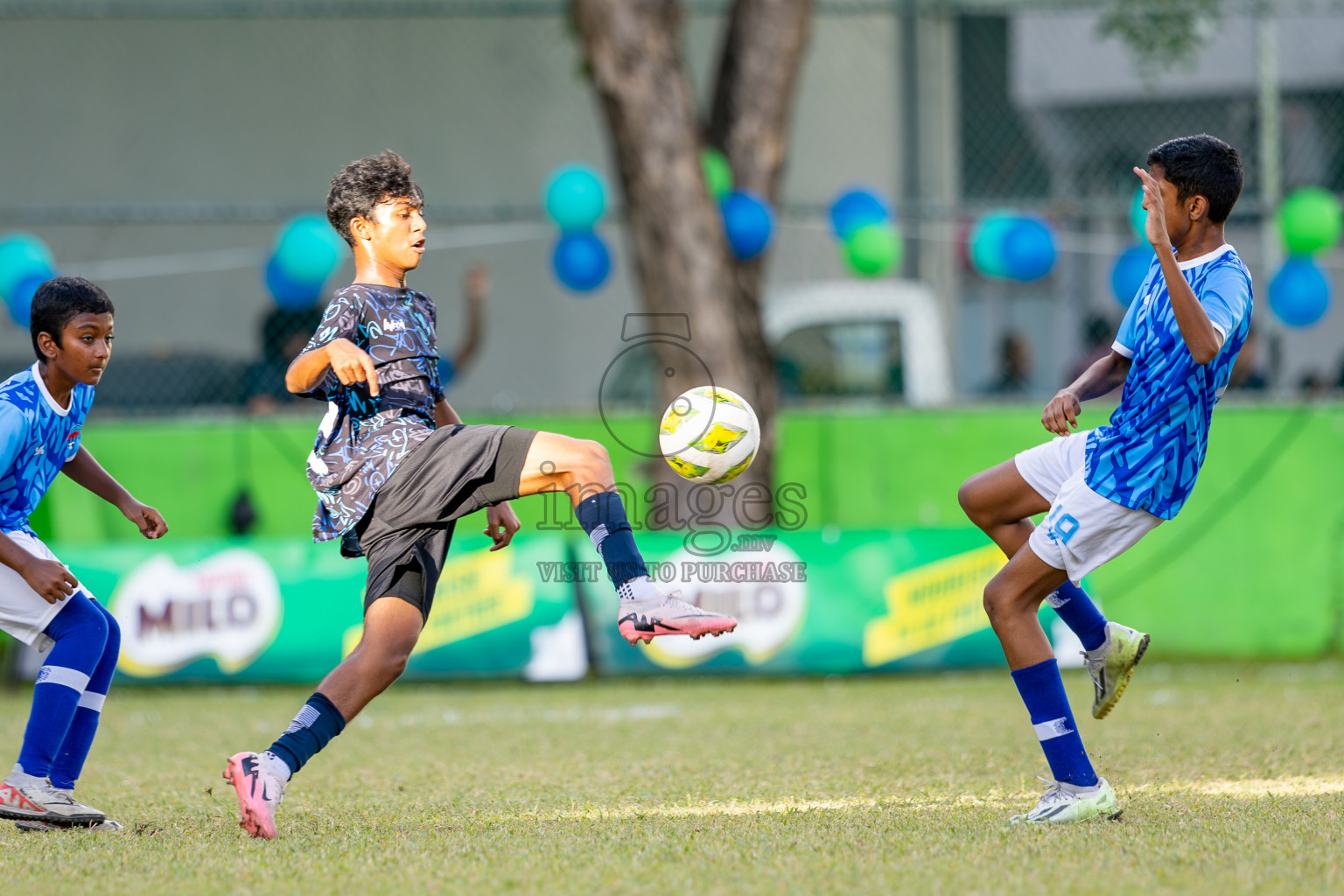 Day 4 of MILO Academy Championship 2024 (U-14) was held in Henveyru Stadium, Male', Maldives on Sunday, 3rd November 2024. Photos: Ismail Thoriq / Images.mv