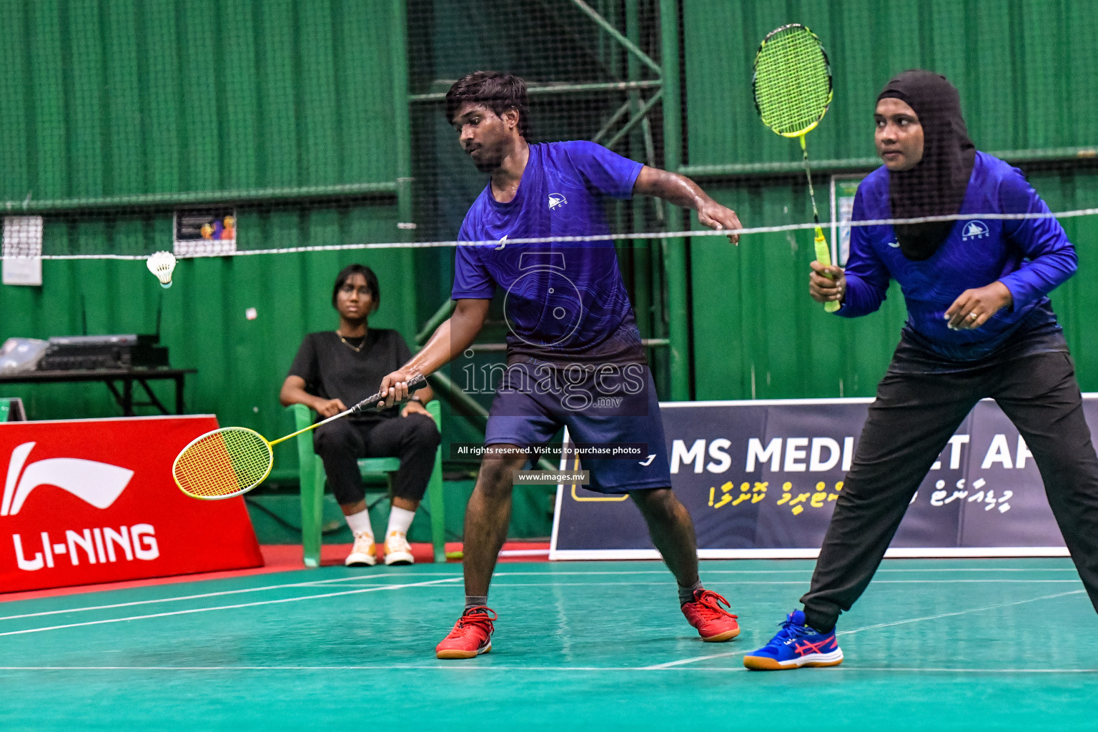 Day 4 of 6th Office Company Badmintion Championship held in Male', Maldives Photos: Nausham Waheed / Images.mv