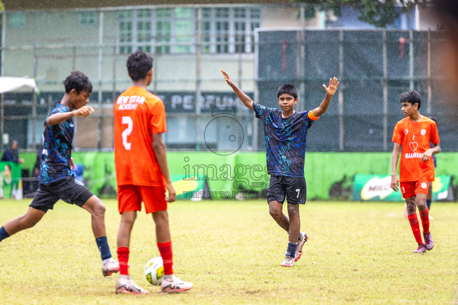 Day 4 of MILO Academy Championship 2024 (U-14) was held in Henveyru Stadium, Male', Maldives on Sunday, 3rd November 2024.
Photos: Ismail Thoriq /  Images.mv