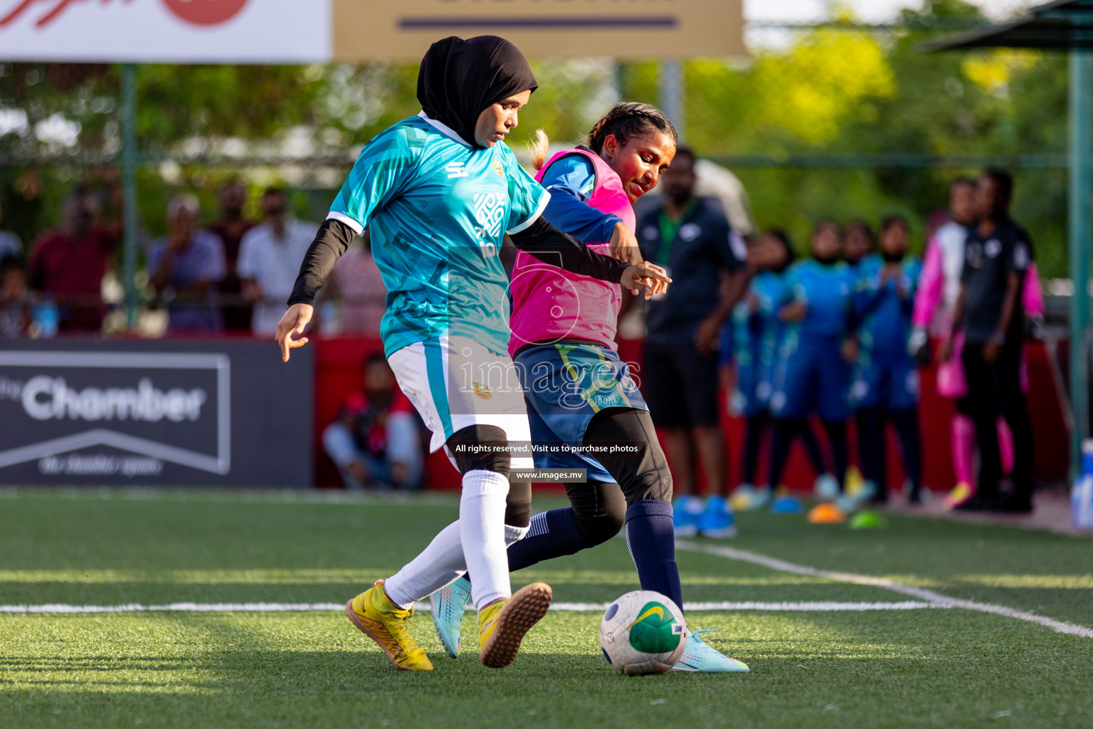 WAMCO vs MACL in 18/30 Futsal Fiesta Classic 2023 held in Hulhumale, Maldives, on Tuesday, 18th July 2023 Photos: Hassan Simah / images.mv