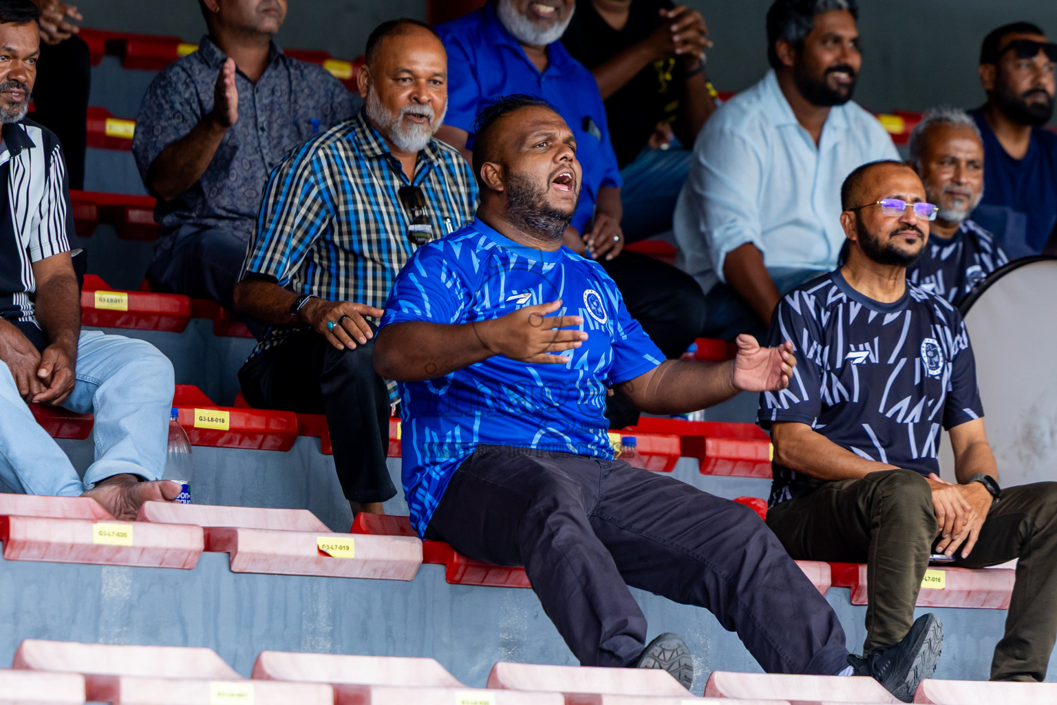 TC Sports Club vs Newradiant Sports Club in the FAM League Cup 2025 held at National Football Stadium, Male', Maldives on Tuesday, 13th May 2025. Photos By: Nausham Waheed / images.mv