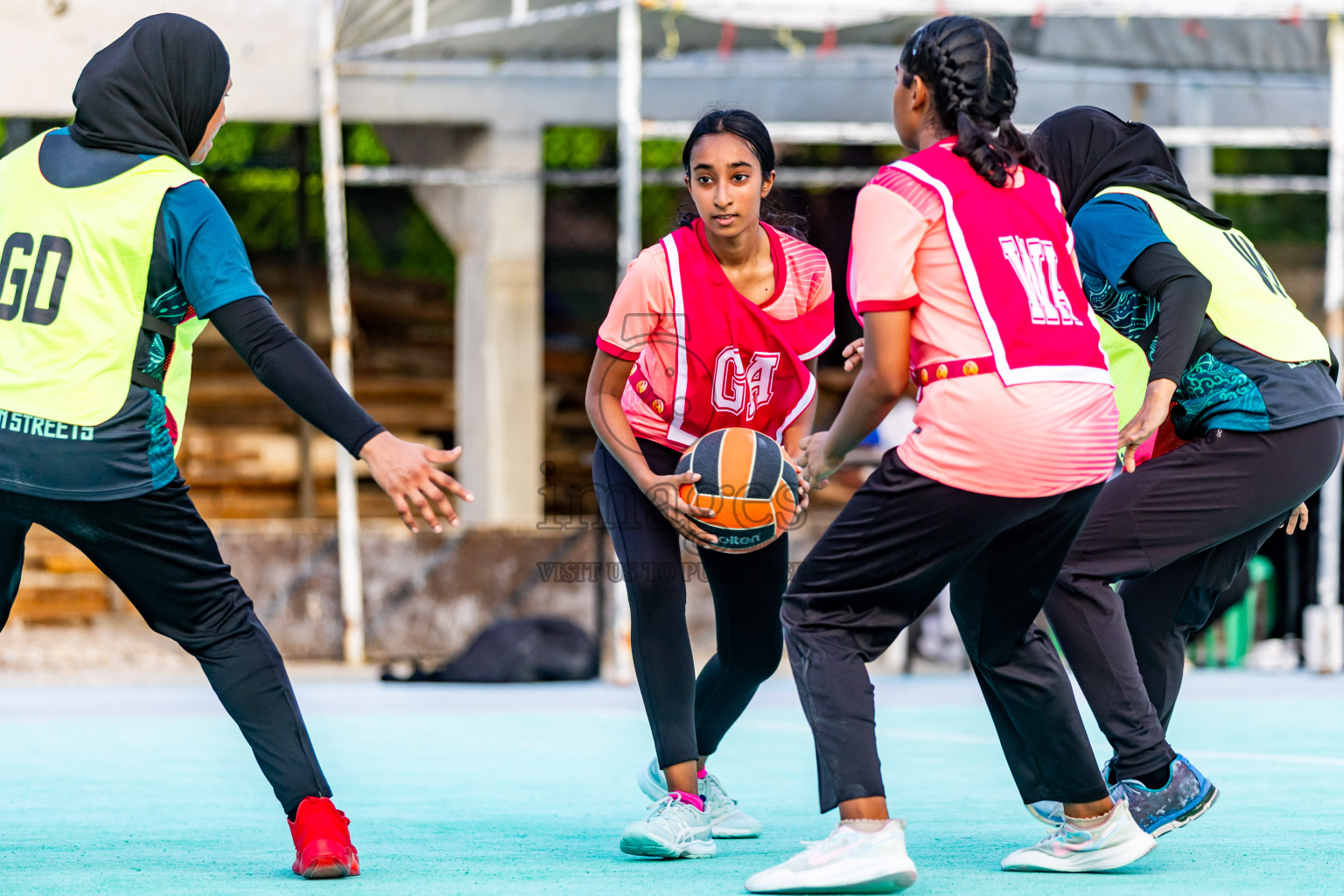 Day 4 of 23rd Netball Association Championship was held in Ekuveni Netball Court at Male', Maldives on Wednesday, 1st May 2024. Photos: Nausham Waheed / images.mv