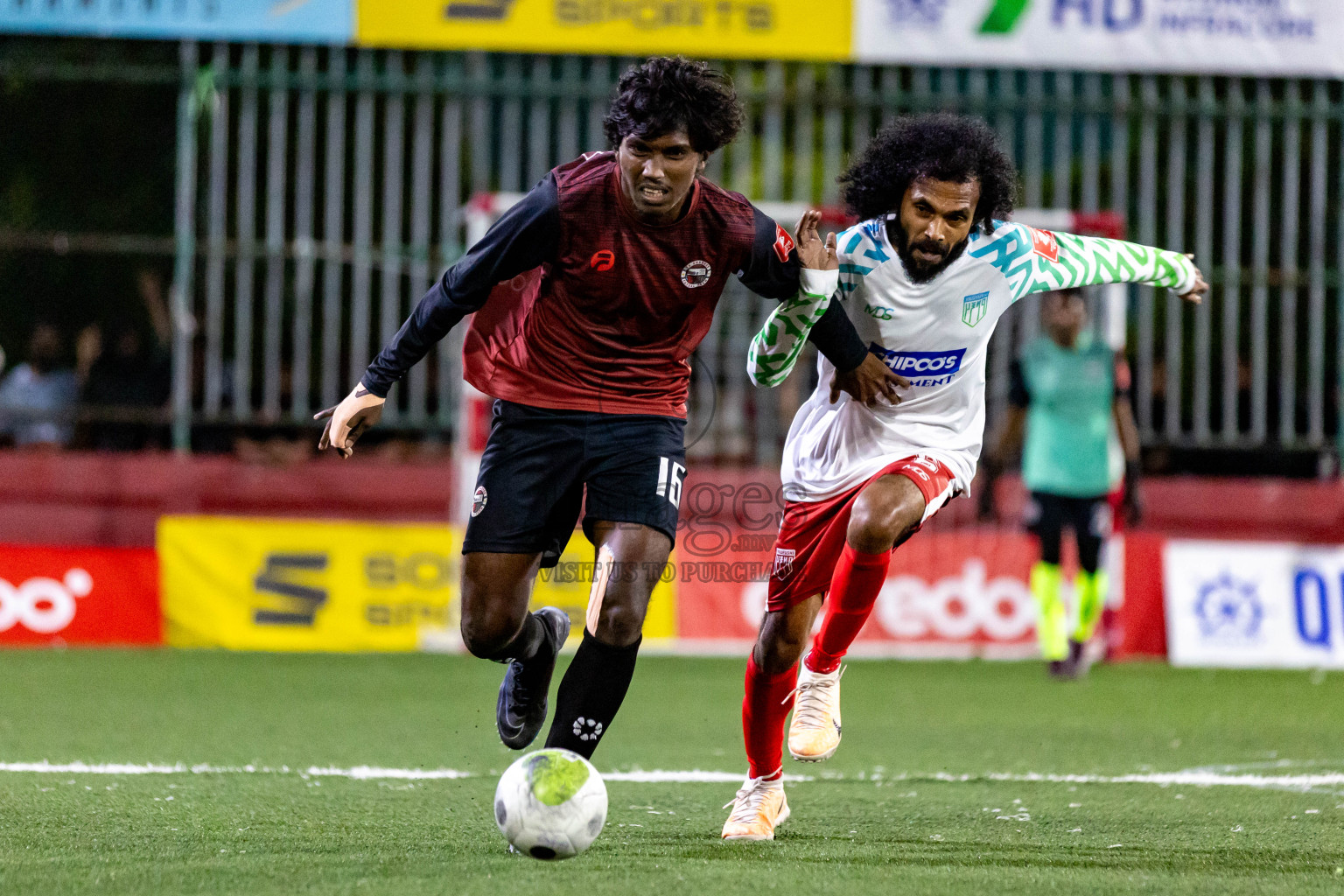 Th.Omadhoo VS Th.Vilufushi in Day 11 of Golden Futsal Challenge 2024 was held on Thursday, 25th January 2024, in Hulhumale', Maldives
Photos: Nausham Waheed / images.mv