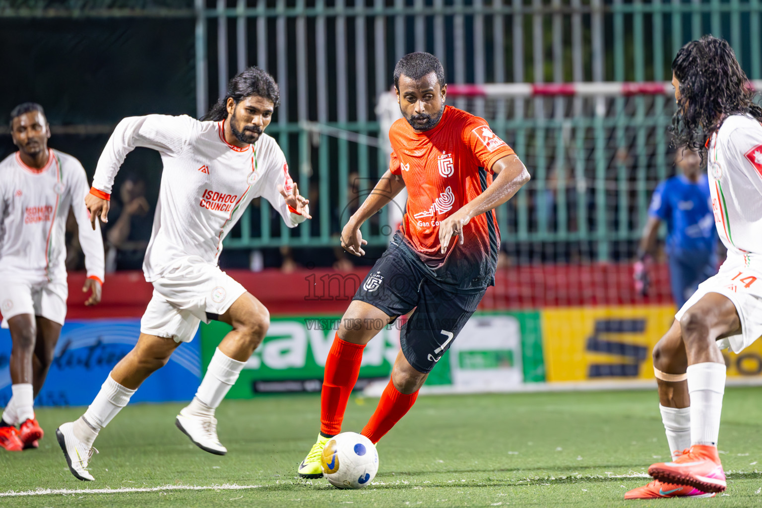 L Gan vs L Isdhoo in Laamu Atoll Finals Day 26 of Golden Futsal Challenge 2025 was held on Thursday , 30th January 2025, in Hulhumale', Maldives. Photos: Ismail Thoriq / images.mv