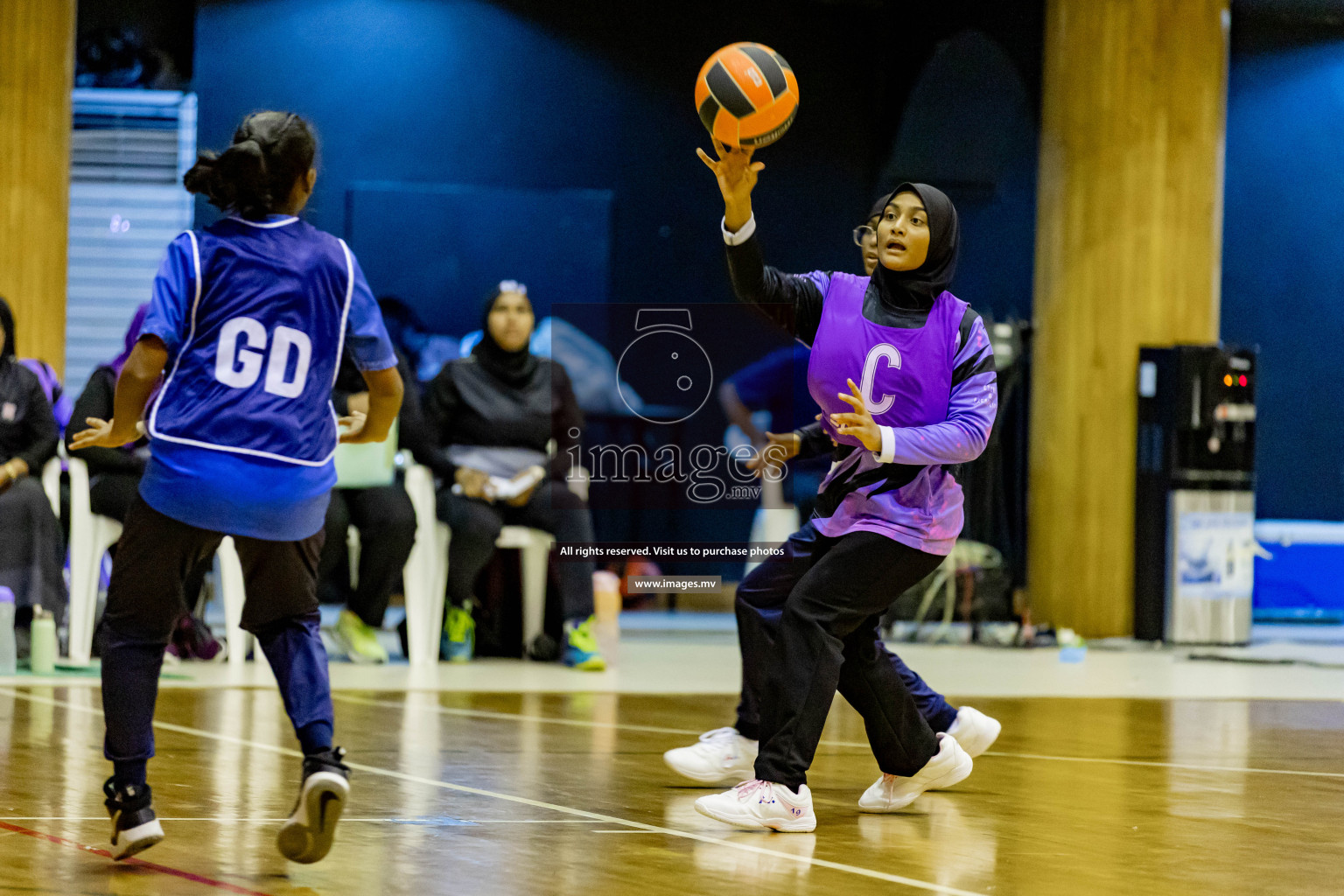 Day 8 of 24th Interschool Netball Tournament 2023 was held in Social Center, Male', Maldives on 3rd November 2023. Photos: Hassan Simah, Nausham Waheed / images.mv