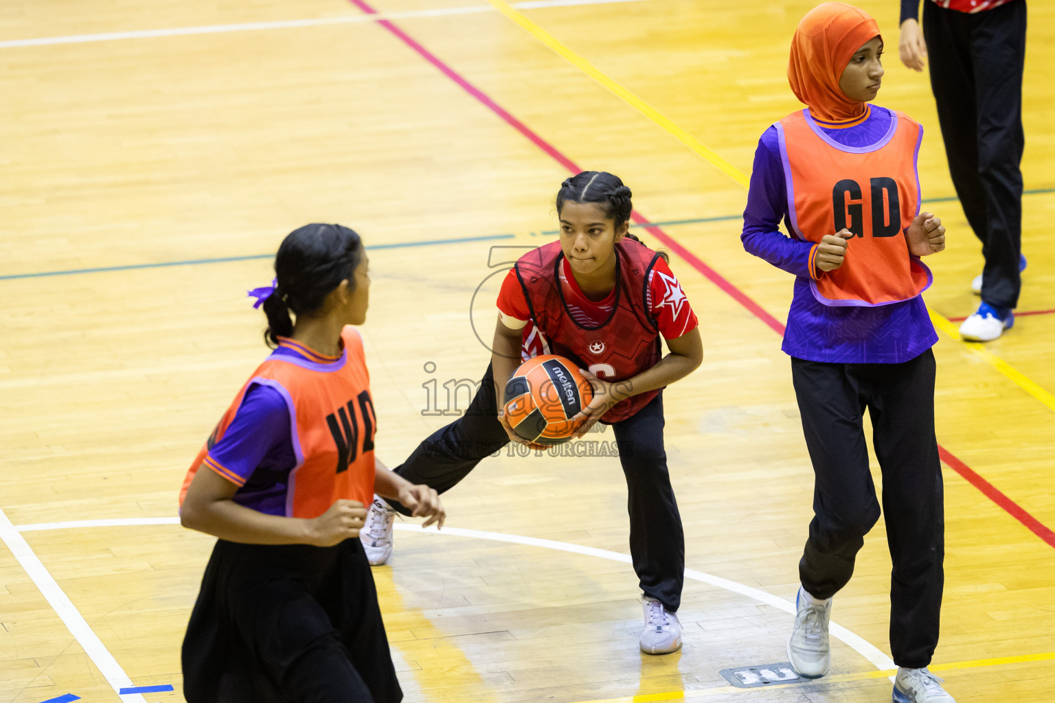 Day 15 of 25th Inter-School Netball Tournament was held in Social Center at Male', Maldives on Monday, 26th August 2024. Photos: Hasni / images.mv