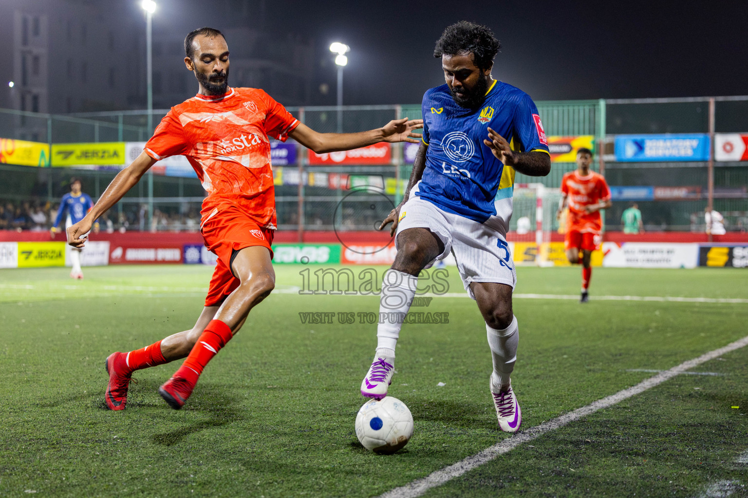 GA Nilandhoo vs GA Kanduhulhudhoo in Day 14 of Golden Futsal Challenge 2025 was held on Saturday, 18th January 2025, in Hulhumale', Maldives. Photos: Nausham Waheed / images.mv