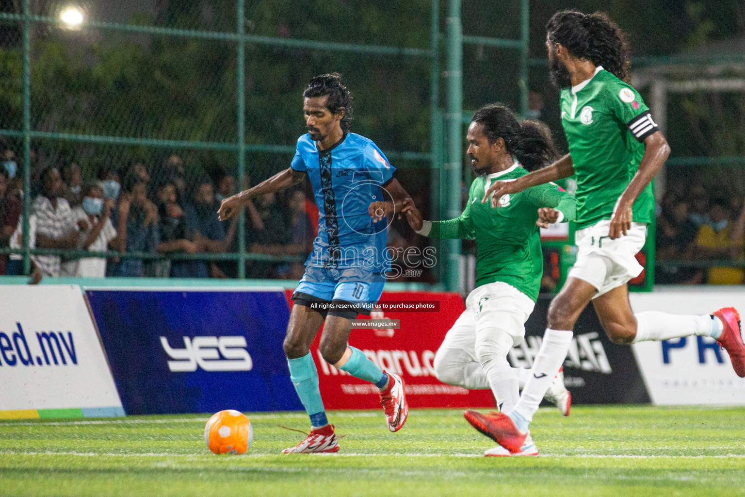 Team FSM vs Club HDC in the Quarter Finals of Club Maldives 2021 held at Hulhumale;, on 12th December 2021 Photos: Nasam / images.mv