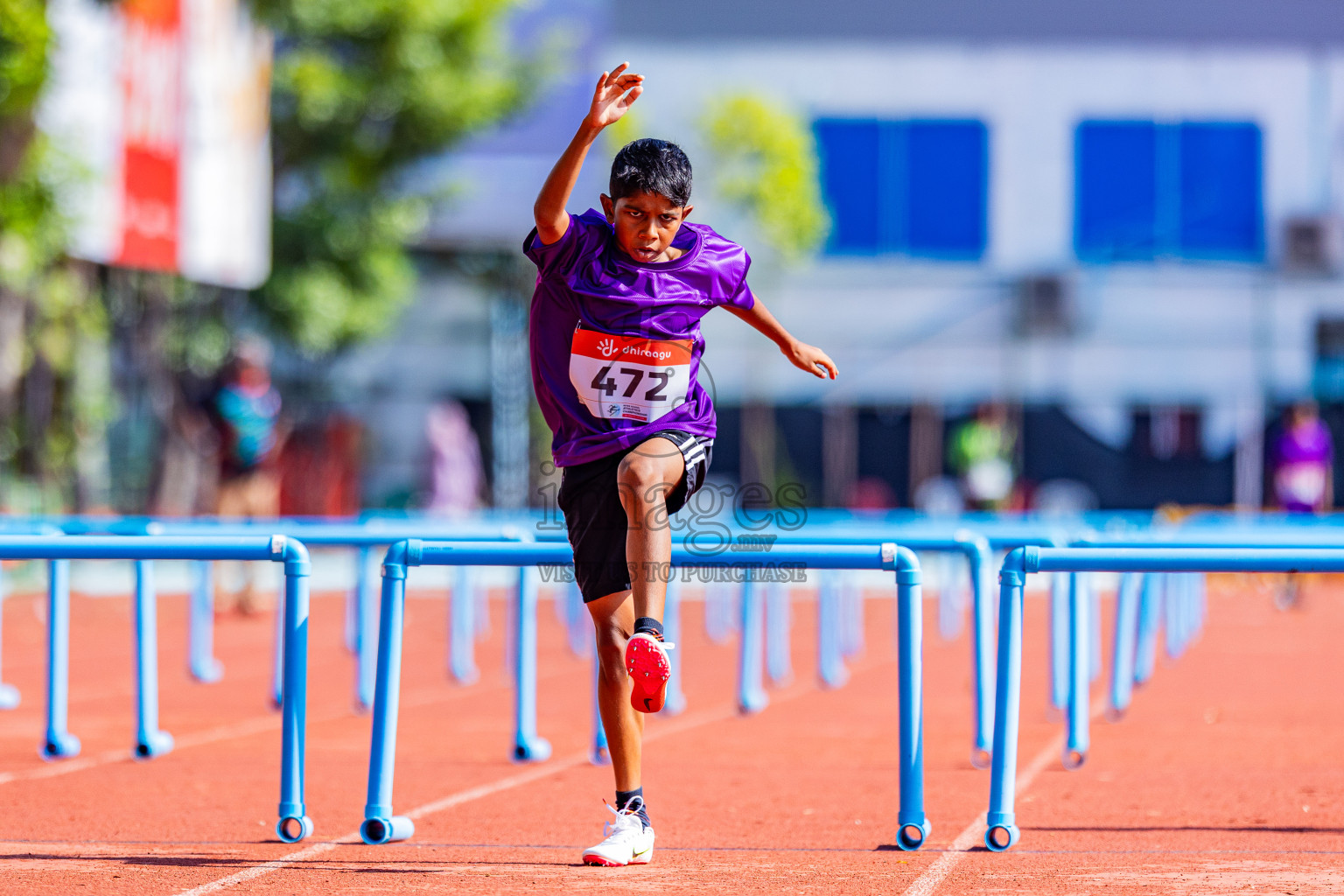Day 2 of Inter-school Athletics Championship 2025 held in Ekuveni Synthetic Track, Male', Maldives on Tuesday, 07th October 2025. Photos by: Areef Adam / Images.mv