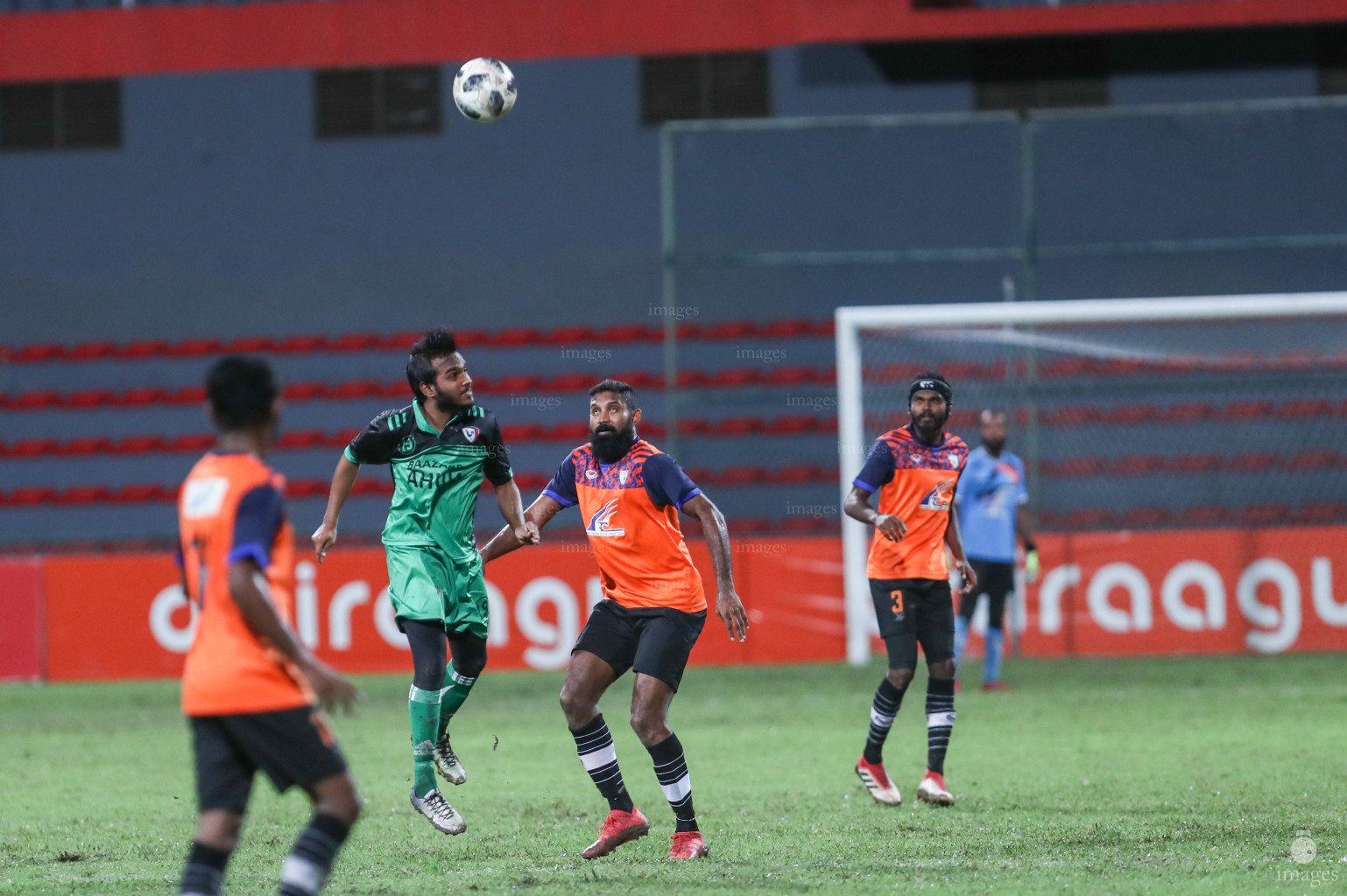 Eagles vs Thimarafushi in Dhiraagu Dhivehi Premier League 2018 in Male, Maldives, Tuesday, October 2, 2018. (Images.mv Photo/Suadh Abdul Sattar)