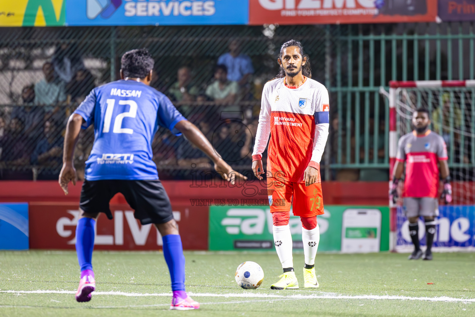 AA Mathiveri vs AA Rasdhoo in Day 15 of Golden Futsal Challenge 2025 was held on Sunday, 19th January 2025, in Hulhumale', Maldives. Photos: Ismail Thoriq / images.mv