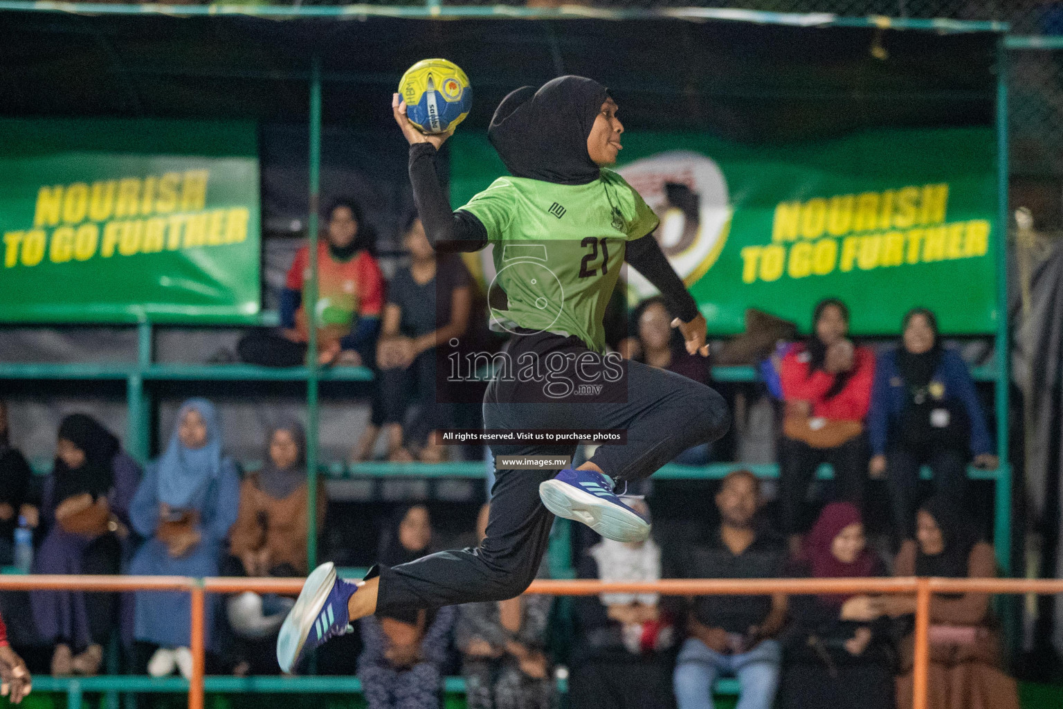 Day 9 of 6th MILO Handball Maldives Championship 2023, held in Handball ground, Male', Maldives on 28th May 2023 Photos: Nausham Waheed/ Images.mv