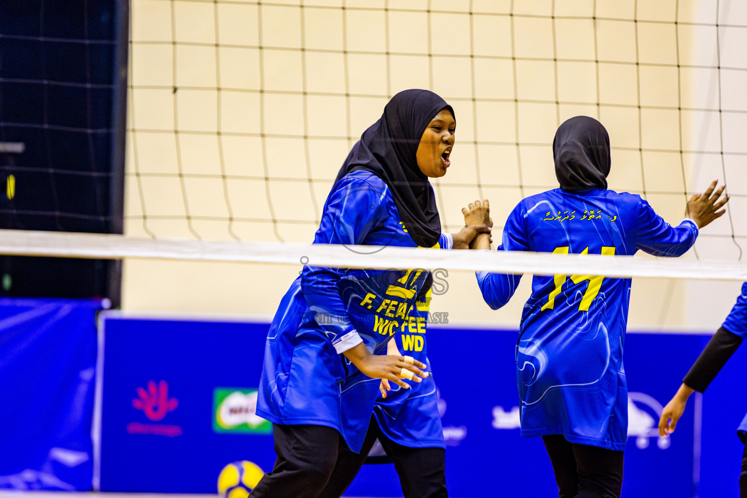 Finals of Interschool Volleyball Tournament 2024 was held in Social Center at Male', Maldives on Friday, 6th December 2024. Photos: Nausham Waheed / images.mv