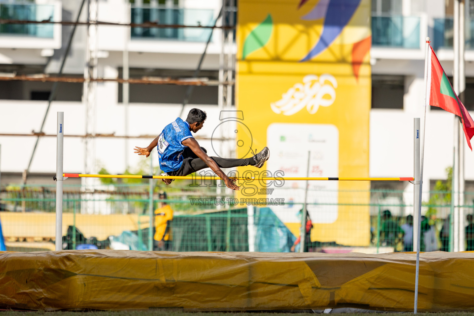 Day 1 of MWSC Interschool Athletics Championships 2024 held in Hulhumale Running Track, Hulhumale, Maldives on Saturday, 9th November 2024. Photos by: Ismail Thoriq / Images.mv