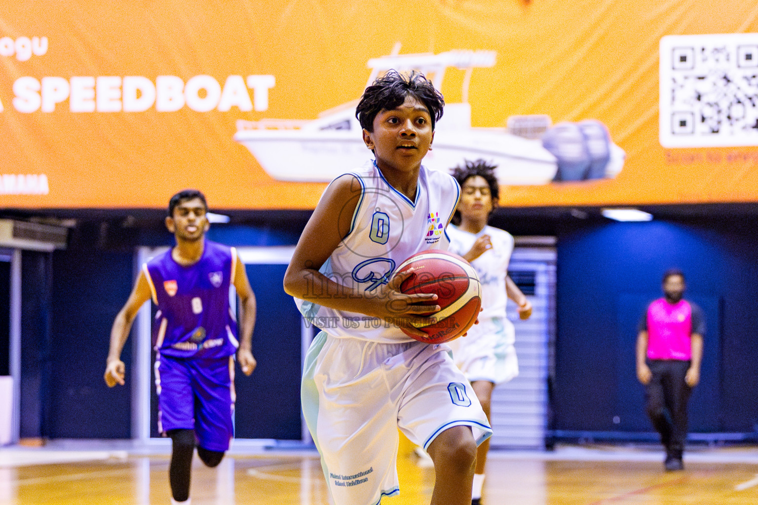 Ghiyasuddin International School vs Finland International School in day 28 of Junior Basketball Championship 2024 was held in Social Center, Male', Maldives on Thursday, 12th December 2024. Photos: Nausham Waheed / images.mv