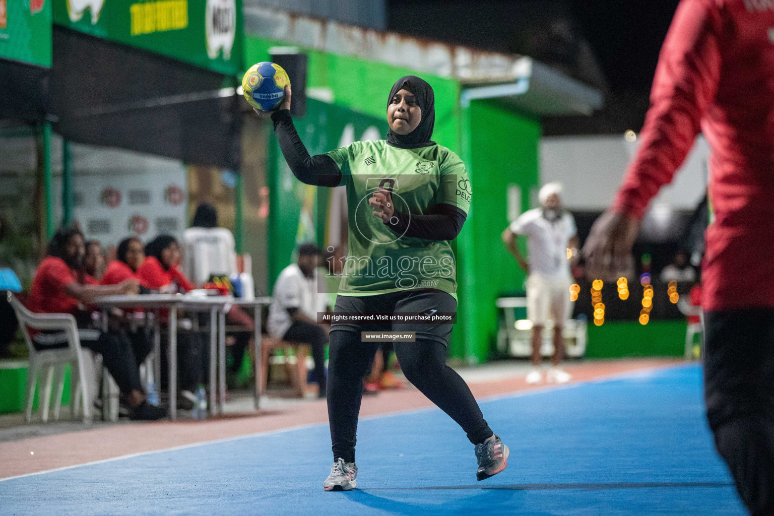 Day 9 of 6th MILO Handball Maldives Championship 2023, held in Handball ground, Male', Maldives on 28th May 2023 Photos: Nausham Waheed/ Images.mv