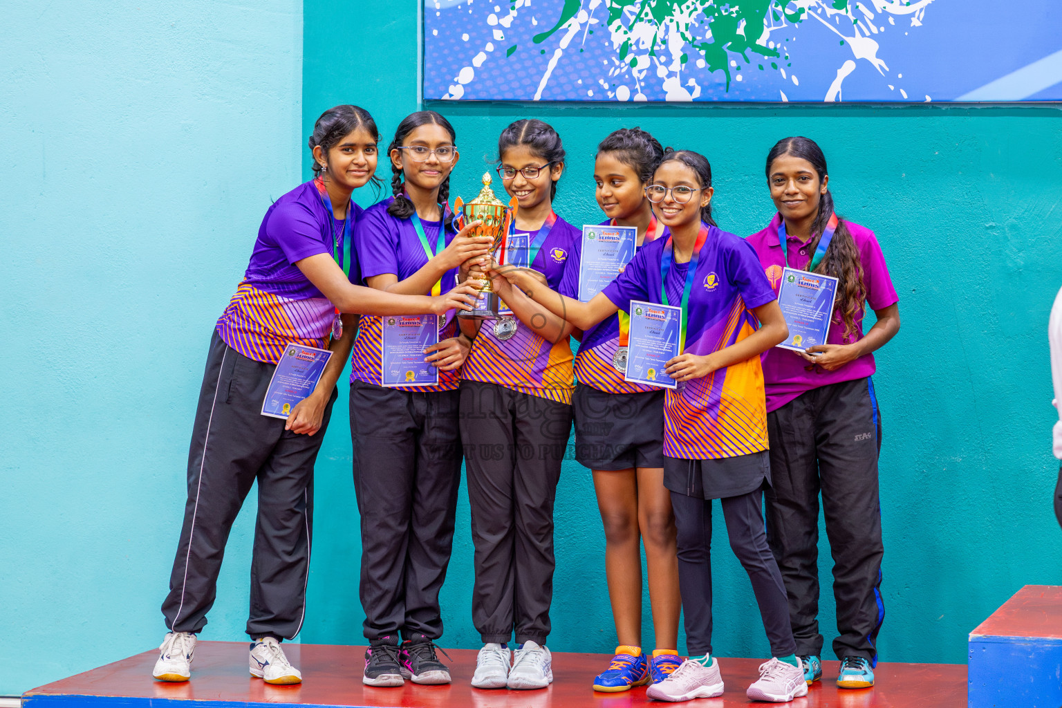 Day 8 of Interschool Table Tennis Tournament 2025 held at Male' TT Hall, Male', Maldives on Thursday, 22nd May 2025.
Photos by: Ismail Thoriq / images.mv