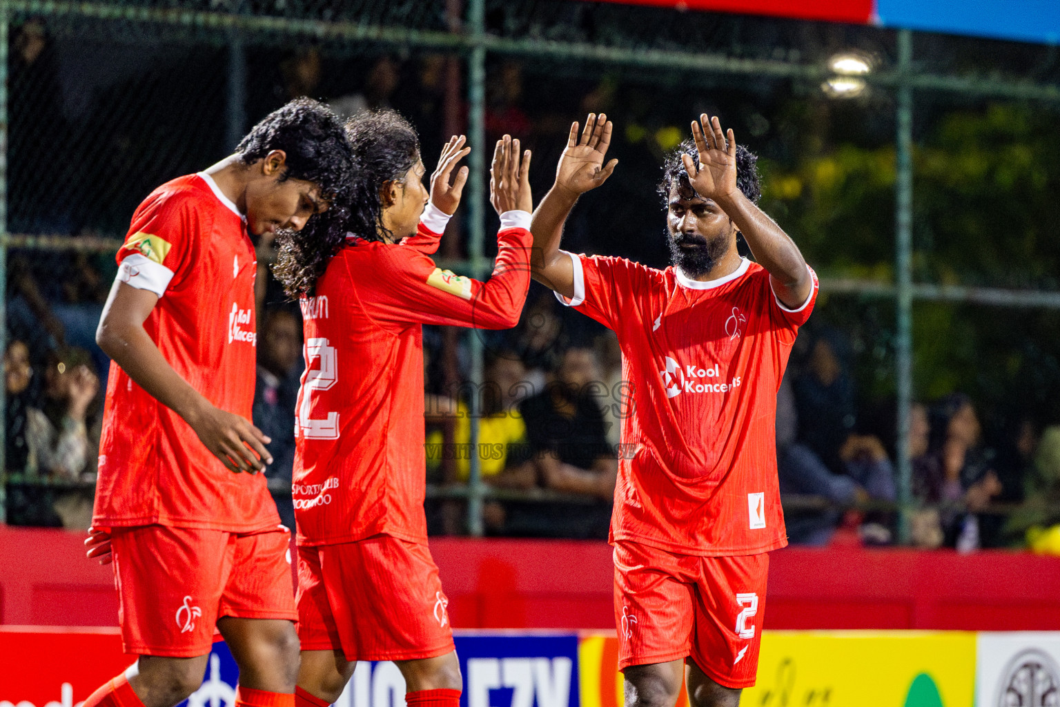 F Dharanboodhoo VS F Nilandhoo in Day 7 of Golden Futsal Challenge 2025 was held on Saturday, 11th January 2025, in Hulhumale', Maldives Photos: Nausham Waheed / images.mv