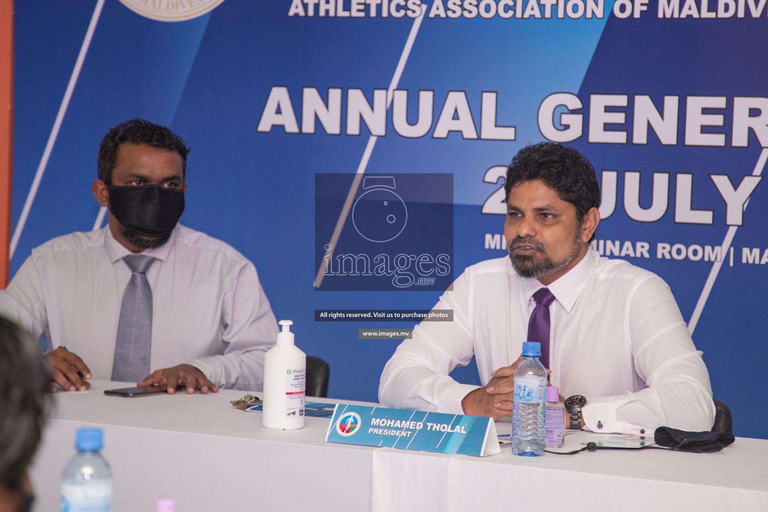 Annual General Meeting of Maldives Athletics (Athletics Association of Maldives) on 29 July 2020 held in Male', Maldives