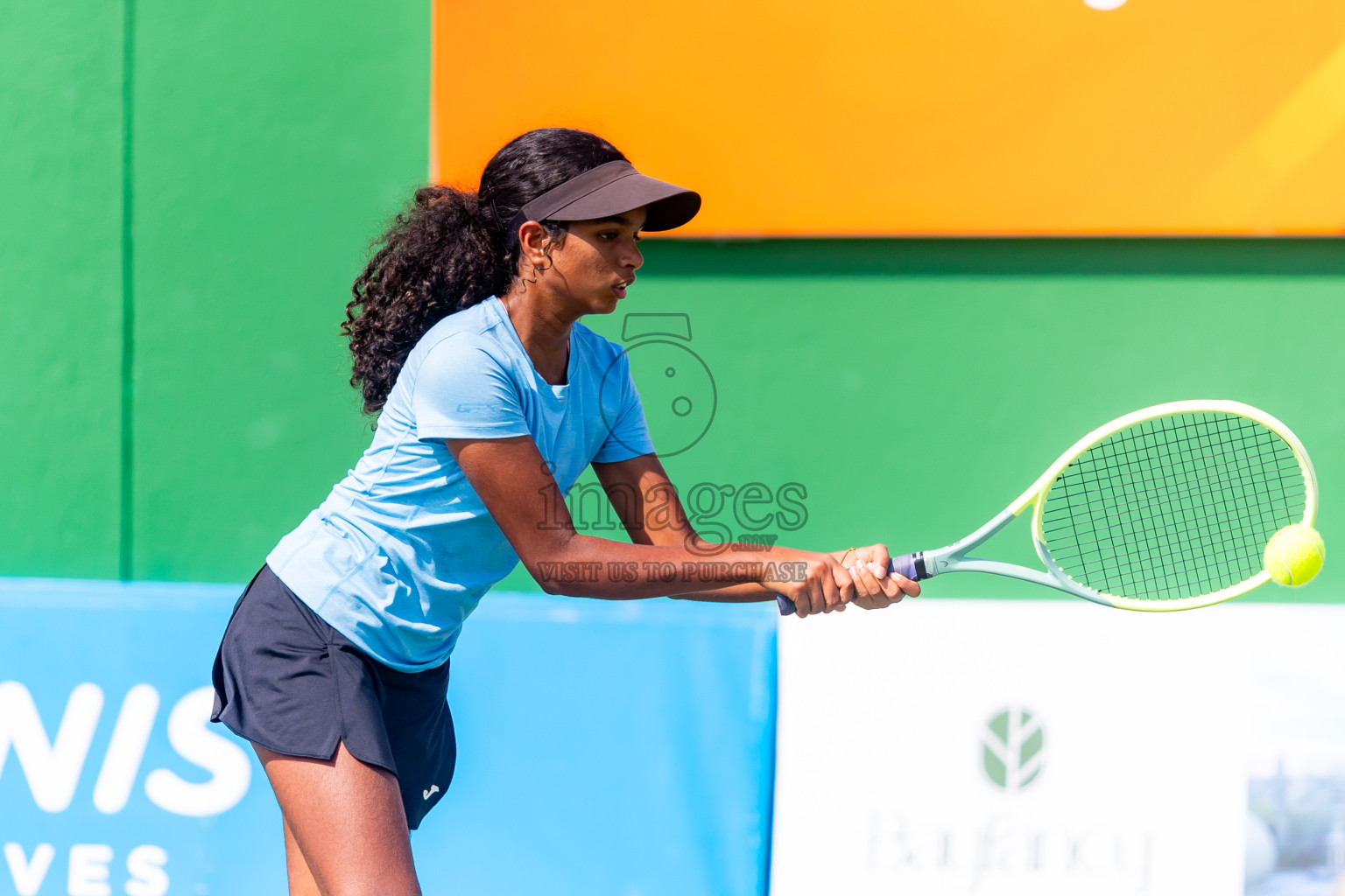 Day 2 of ATF Maldives Junior Open Tennis was held in Male' Tennis Court, Male', Maldives on Tuesday, 10th December 2024. Photos: Nausham Waheed / images.mv