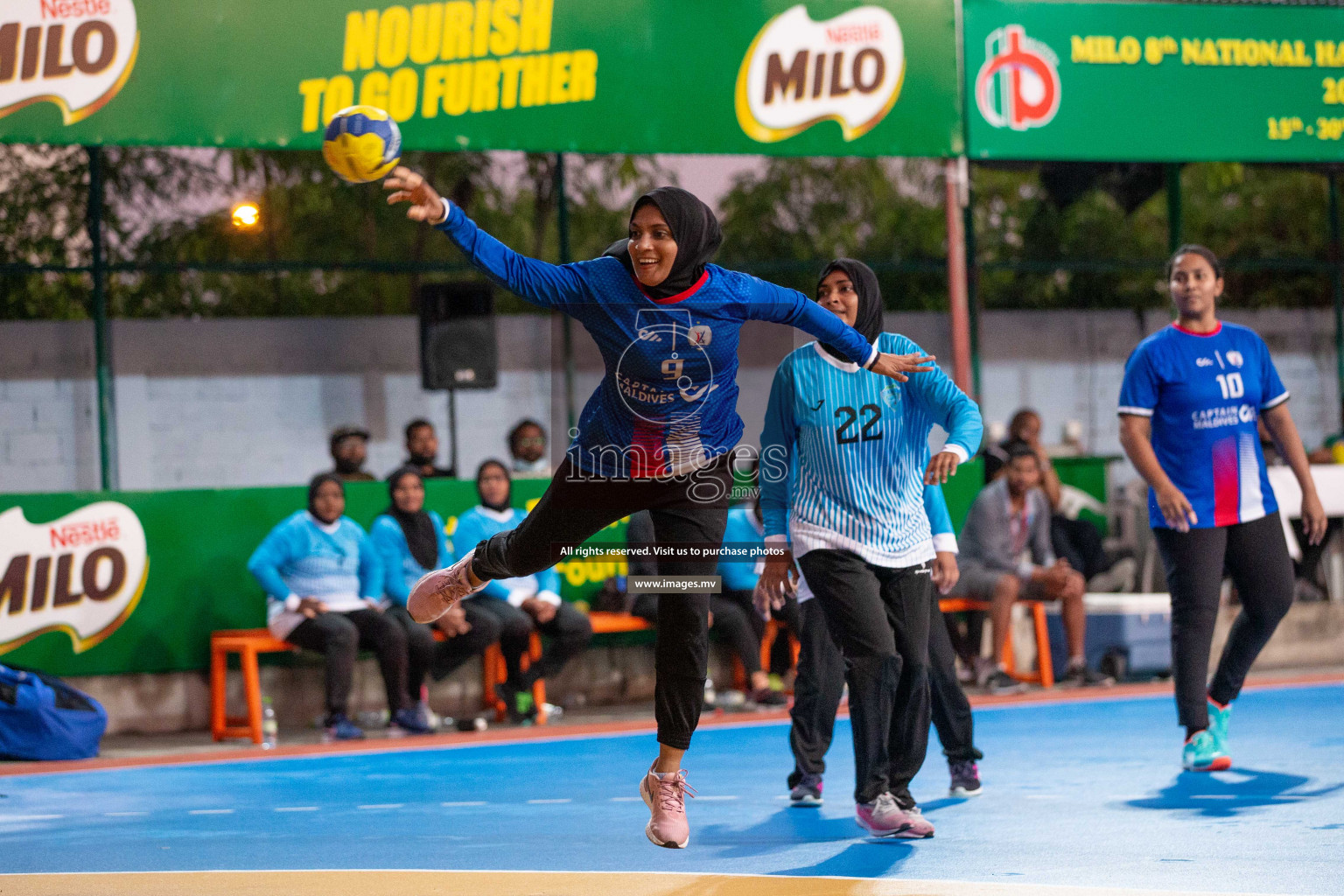 Milo 8th National Handball Tournament Day3, 17th December 2021, at Handball Ground, Male', Maldives. Photos by Shuu Abdul Sattar