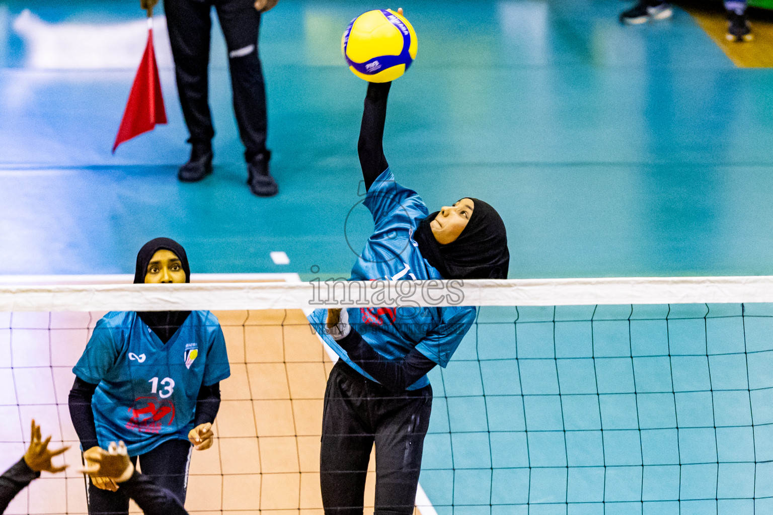 Semi Final of Women's Division of Milo VAM Cup 2024 held in Male', Maldives on Friday, 12th July 2024 at Social Center Indoor Hall Photos By: Nausham Waheed / images.mv