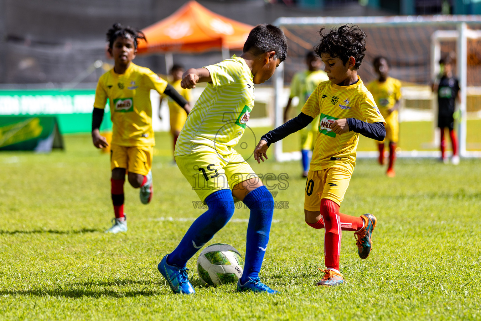 Day 2 of MILO Kids Football Fiesta was held at National Stadium in Male', Maldives on Saturday, 24th February 2024.