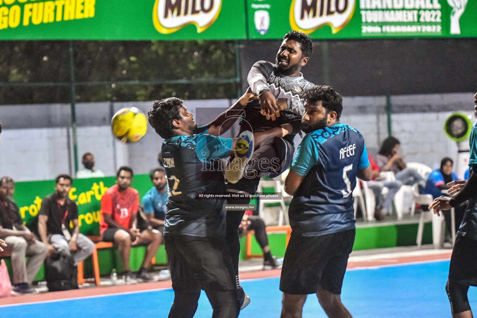 Day 17 of Milo 6th Inter Office Handball Tournament 2022 - Photos by Nausham Waheed