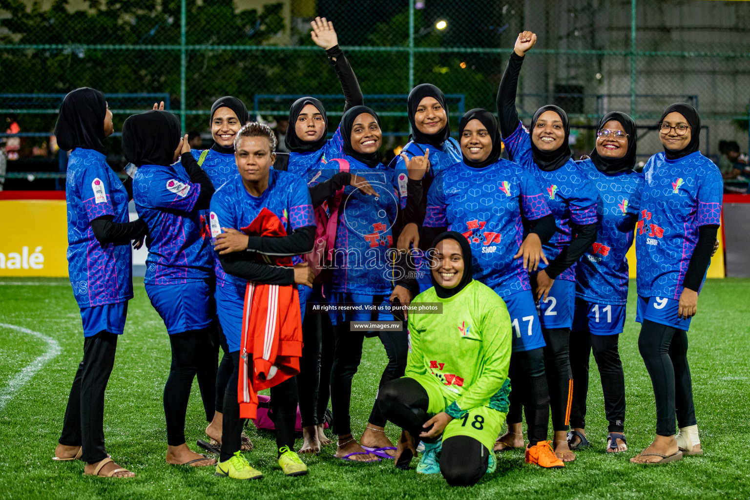 MPL vs Club MYS in Eighteen Thirty Women's Futsal Fiesta 2022 was held in Hulhumale', Maldives on Monday, 21st October 2022. Photos: Hassan Simah / images.mv