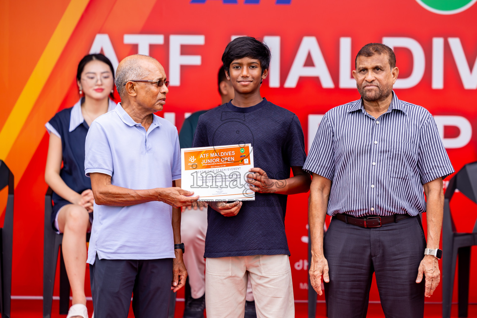 Finals of ATF Maldives Junior Open Tennis was held in Male' Tennis Court, Male', Maldives on Saturday, 21st December 2024. Photos: Nausham Waheed/ images.mv