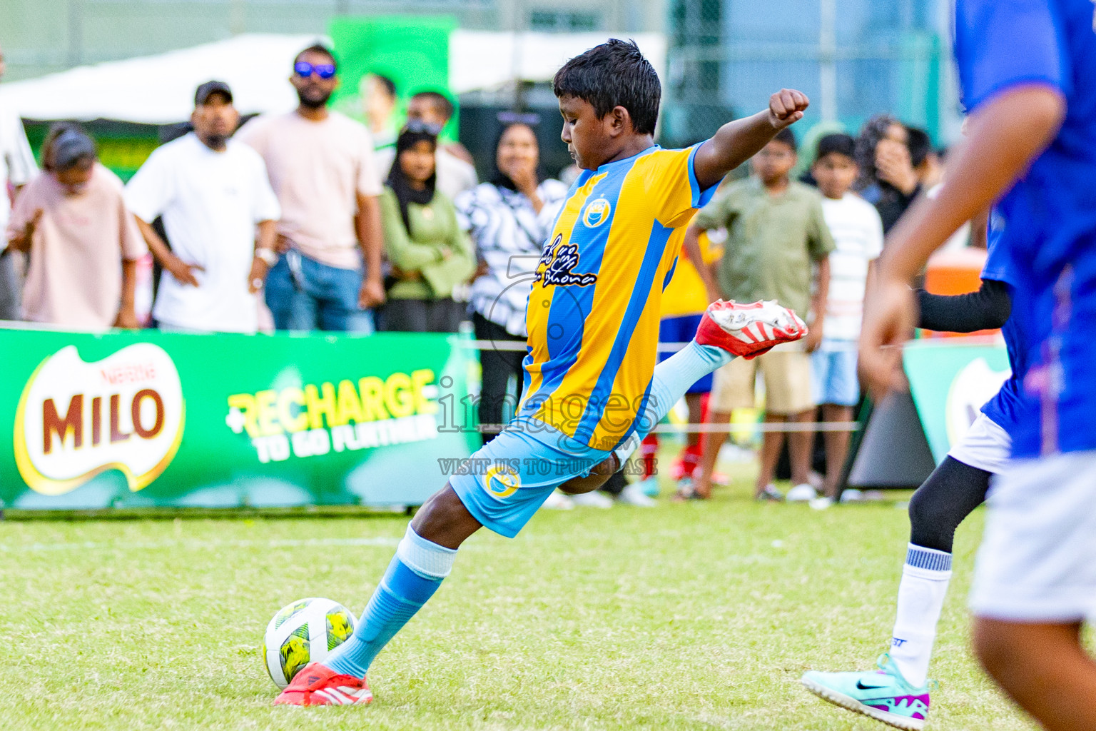 Day 2 of MILO Academy Championship 2025 (U-12) was held at Henveiru Stadium in Male', Maldives on Friday, 2nd May 2025. Photos: Mohamed Mahfooz Moosa / images.mv