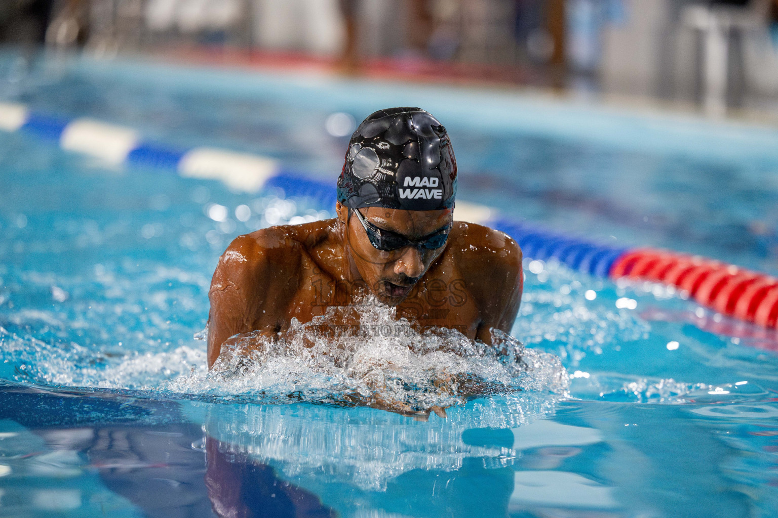 Day 4 of National Swimming Competition 2024 held in Hulhumale', Maldives on Monday, 16th December 2024. 
Photos: Hassan Simah / images.mv