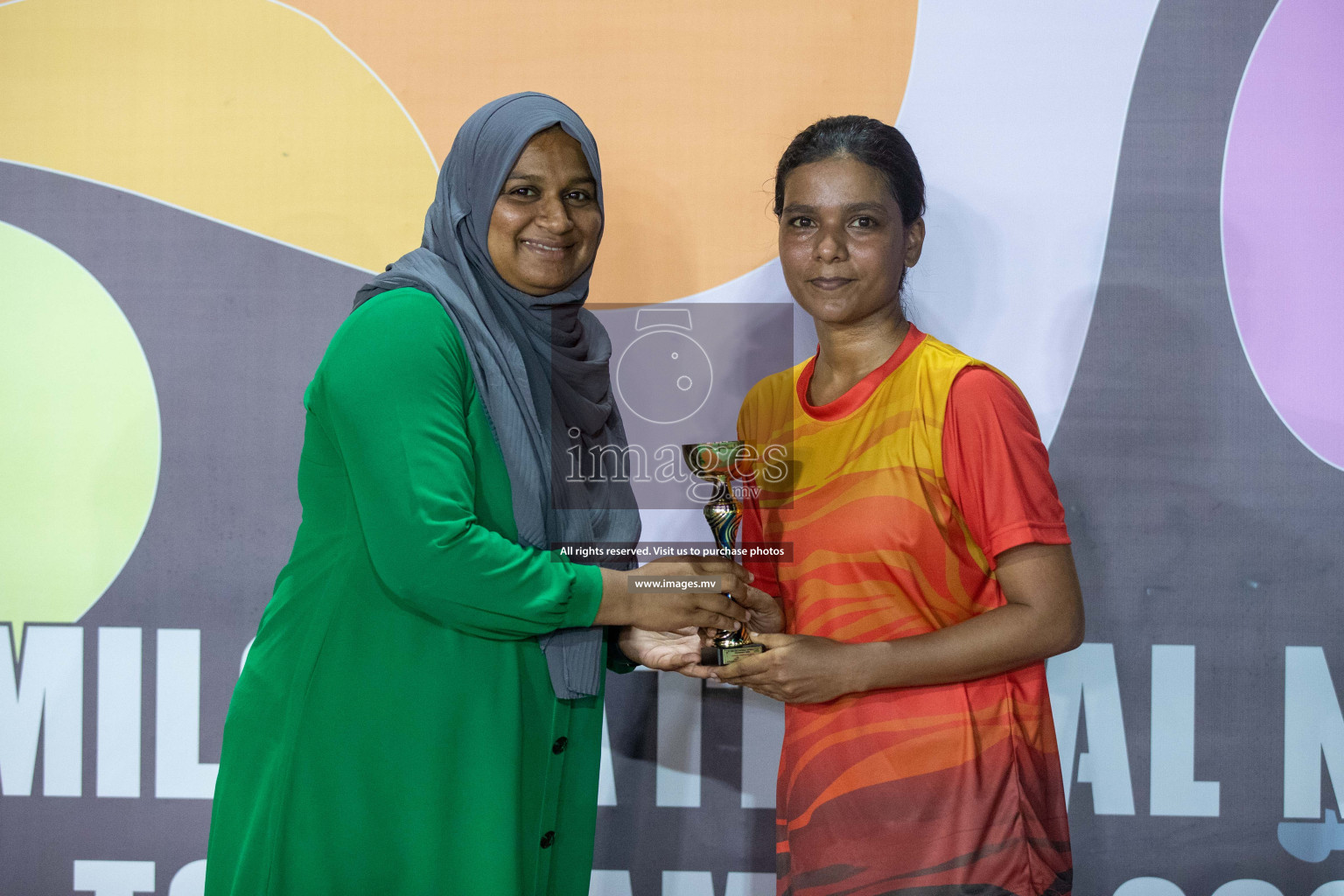 Day 7 of 20th Milo National Netball Tournament 2023, held in Synthetic Netball Court, Male', Maldives on 5th June 2023 Photos: Nausham Waheed/ Images.mv