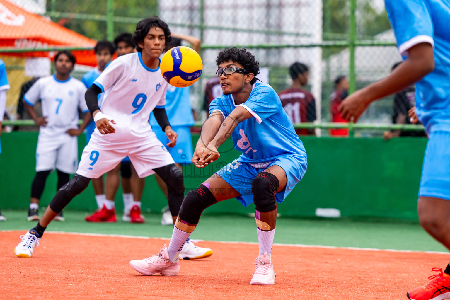 Day 2 of Interschool Volleyball Tournament 2024 was held in Ekuveni Volleyball Court at Male', Maldives on Sunday, 24th November 2024. Photos: Nausham Waheed / images.mv