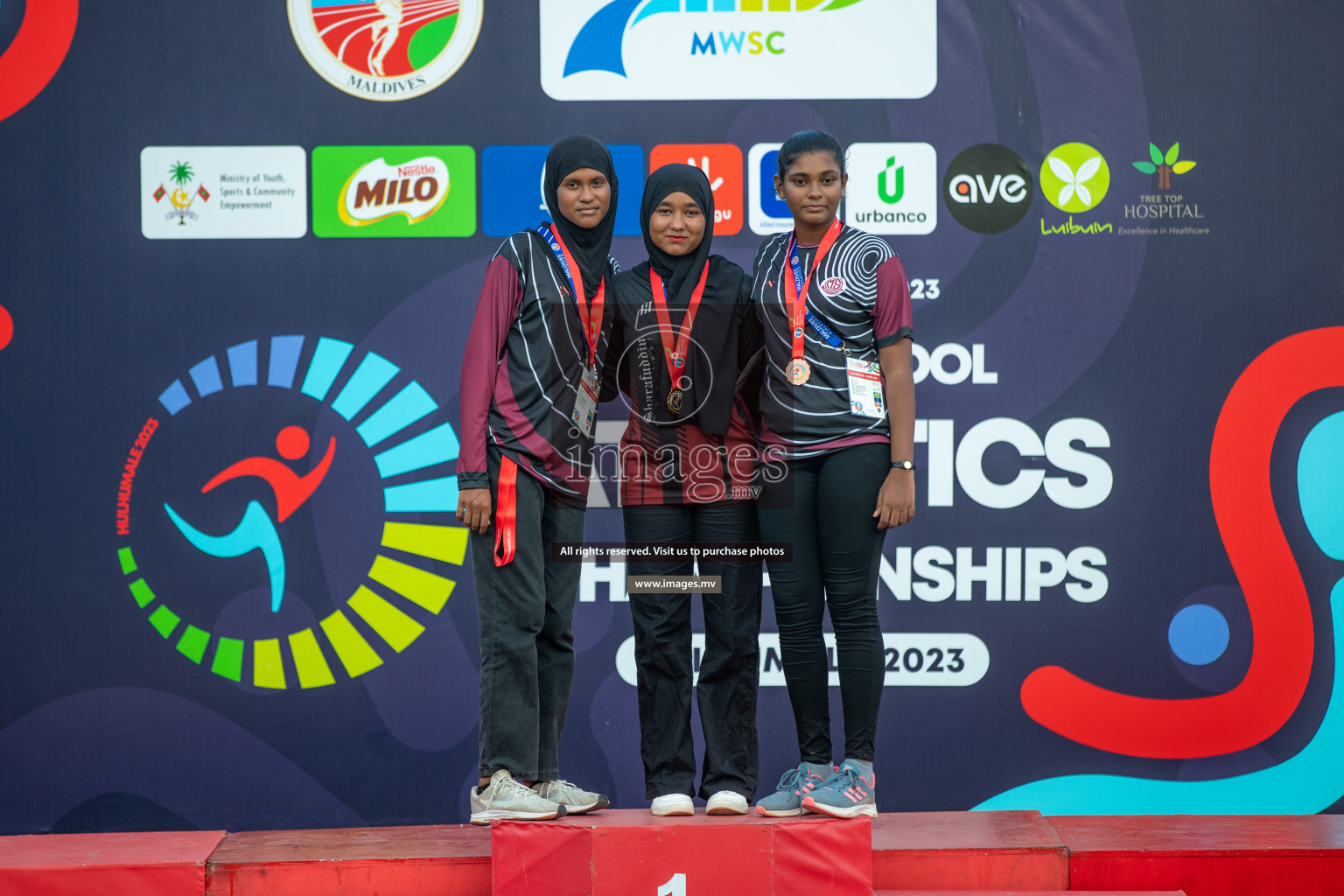 Final Day of Inter School Athletics Championship 2023 was held in Hulhumale' Running Track at Hulhumale', Maldives on Friday, 19th May 2023. Photos: Nausham Waheed / images.mv