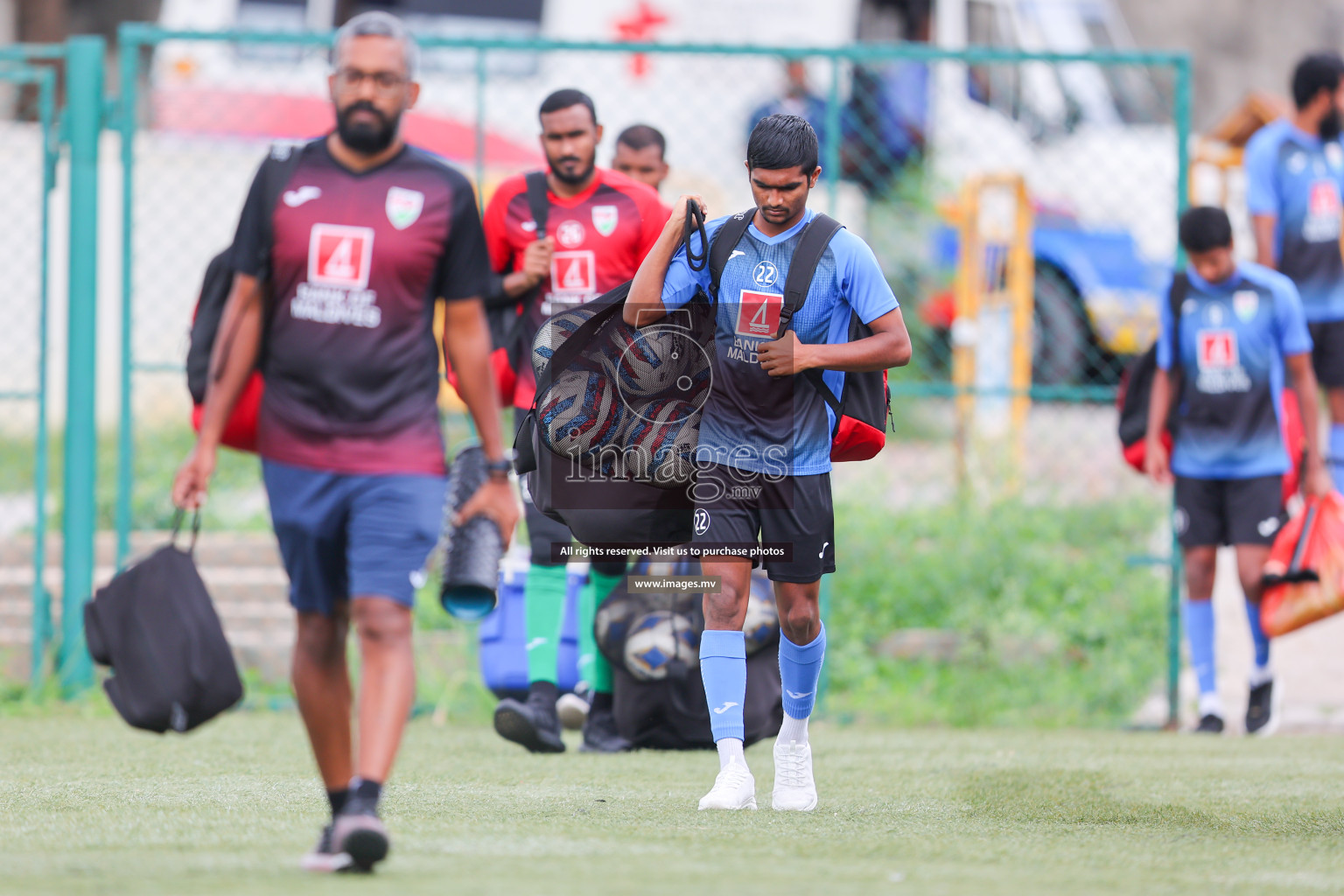 Maldives Practice Sessions on 26 June 2023 before their match in Bangabandhu SAFF Championship 2023 held in Bengaluru Football Ground