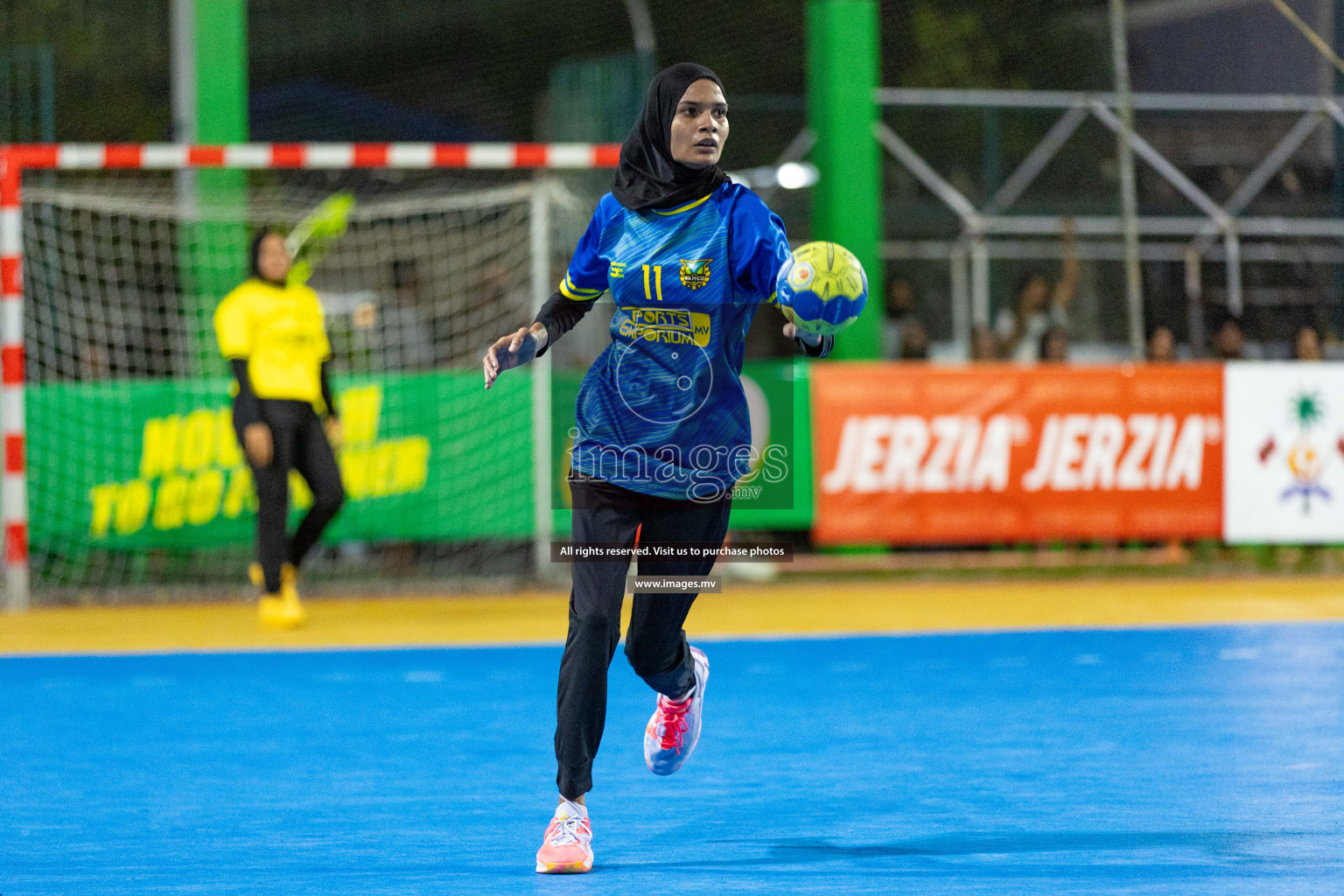 Day 1 of 7th Inter-Office/Company Handball Tournament 2023, held in Handball ground, Male', Maldives on Friday, 16th September 2023 Photos: Nausham Waheed/ Images.mv