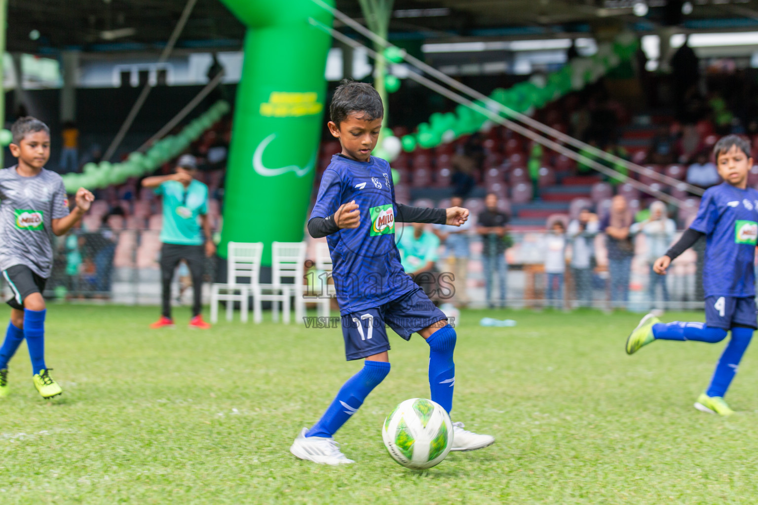 Day 2 of MILO Kids Football Fiesta was held at National Stadium in Male', Maldives on Saturday, 24th February 2024.